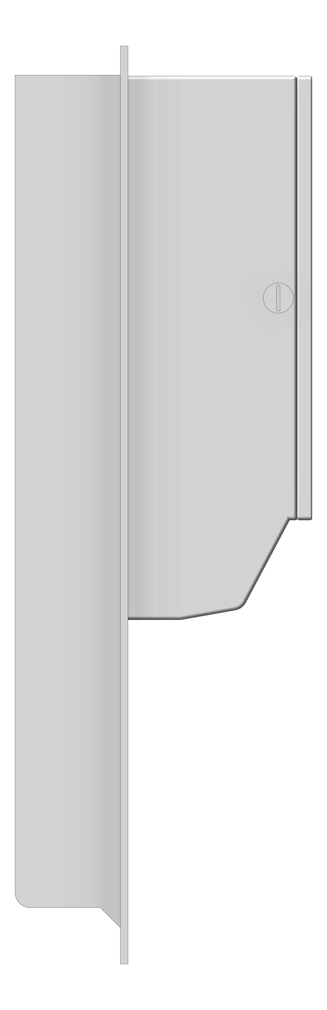 Left Image of RollPaperDispenser Recessed ASI Simplicity NonCabinet Electric