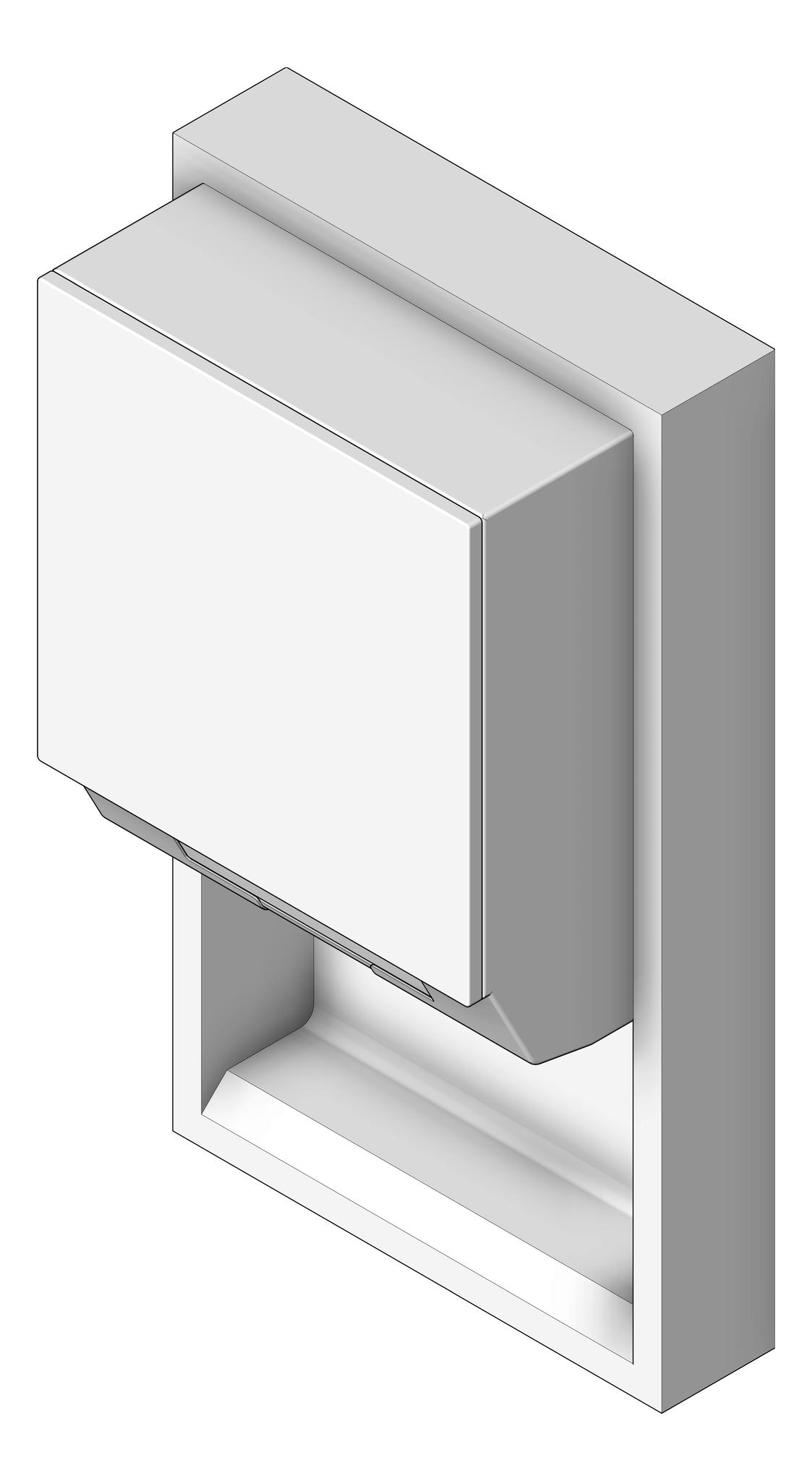 Image of RollPaperDispenser SurfaceMounted ASI Simplicity NonCabinet Battery