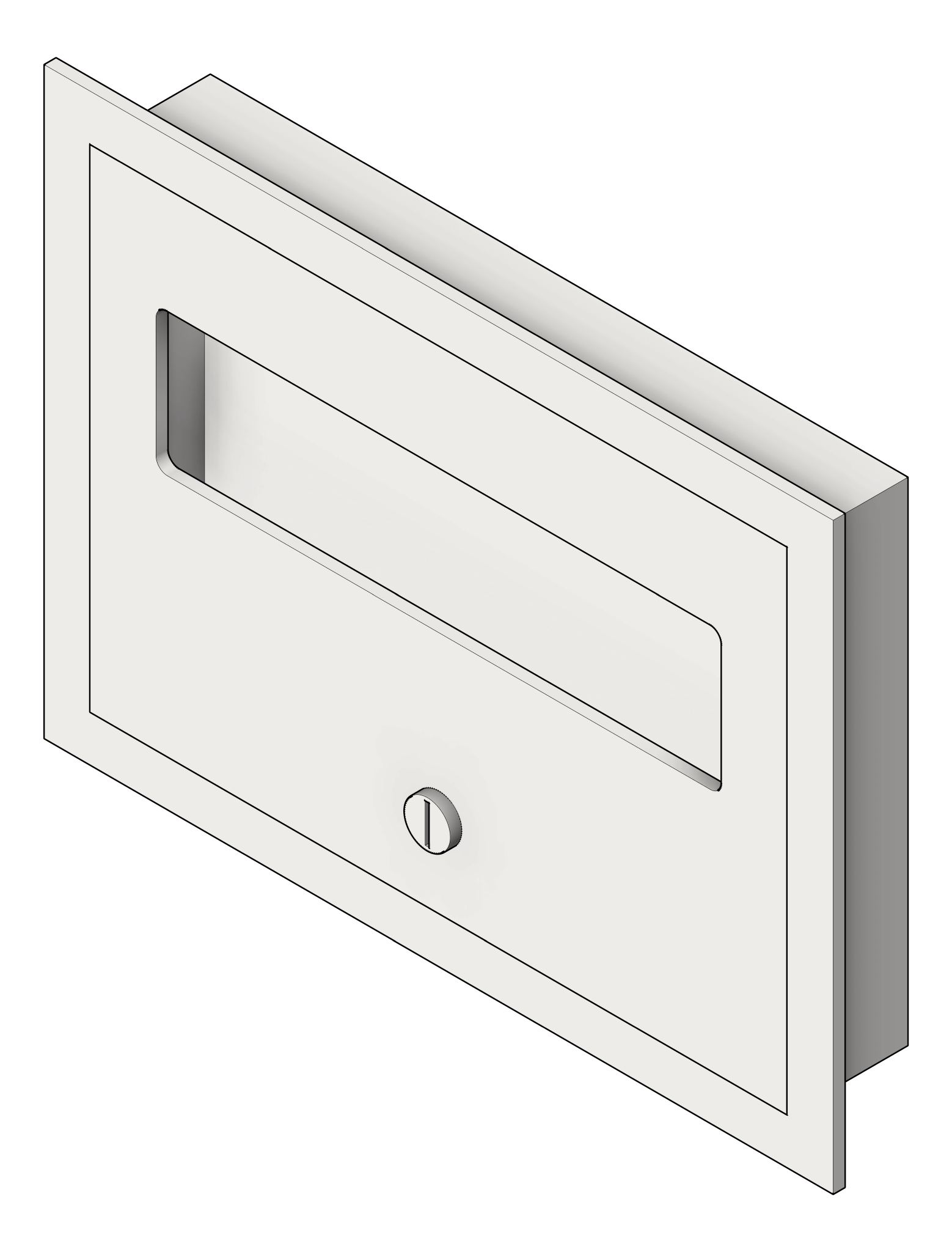 Image of ToiletSeatCoverDispenser Recessed ASI