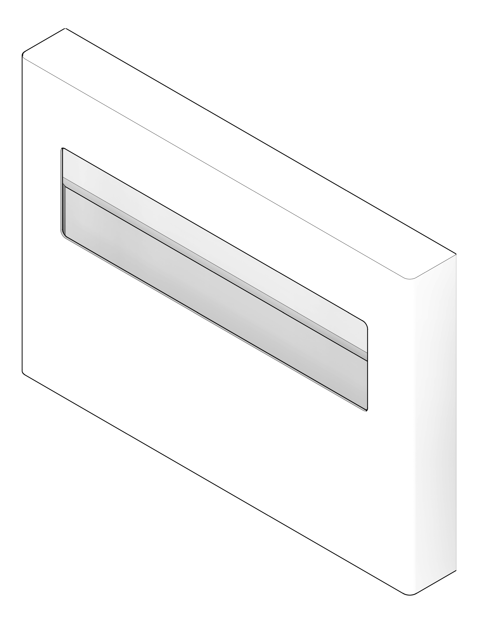 3D Documentation Image of ToiletSeatCoverDispenser SurfaceMount ASI