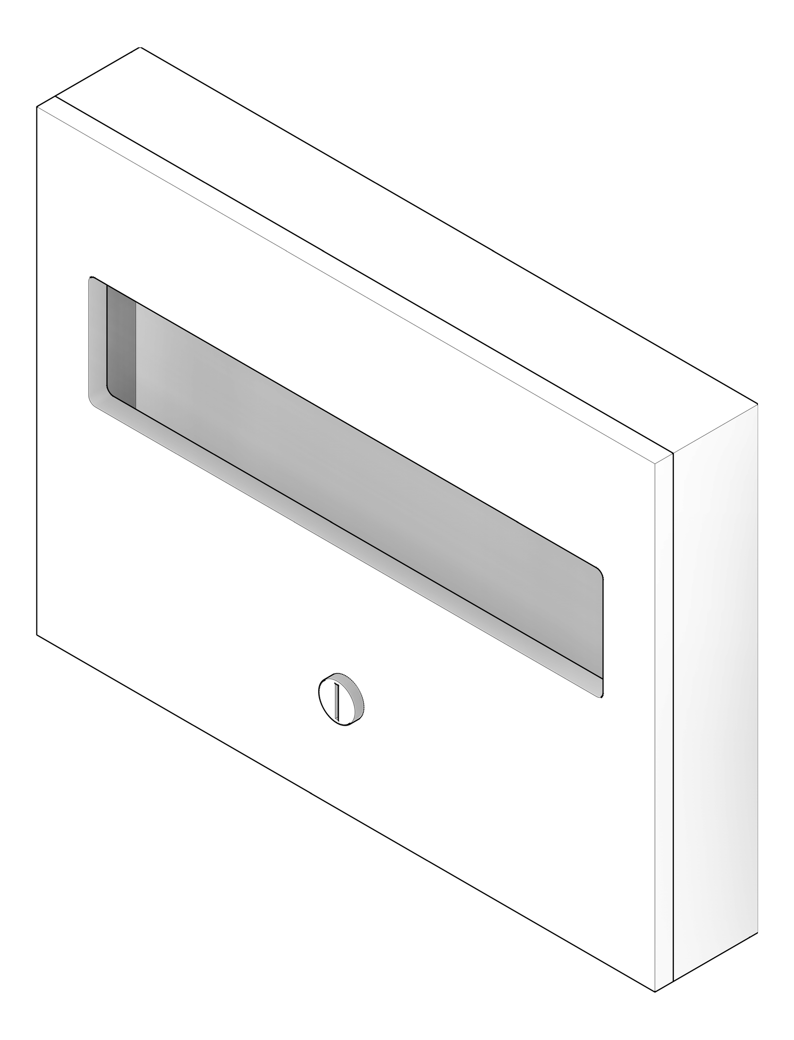 3D Documentation Image of ToiletSeatCoverDispenser SurfaceMounted ASI Simplicity