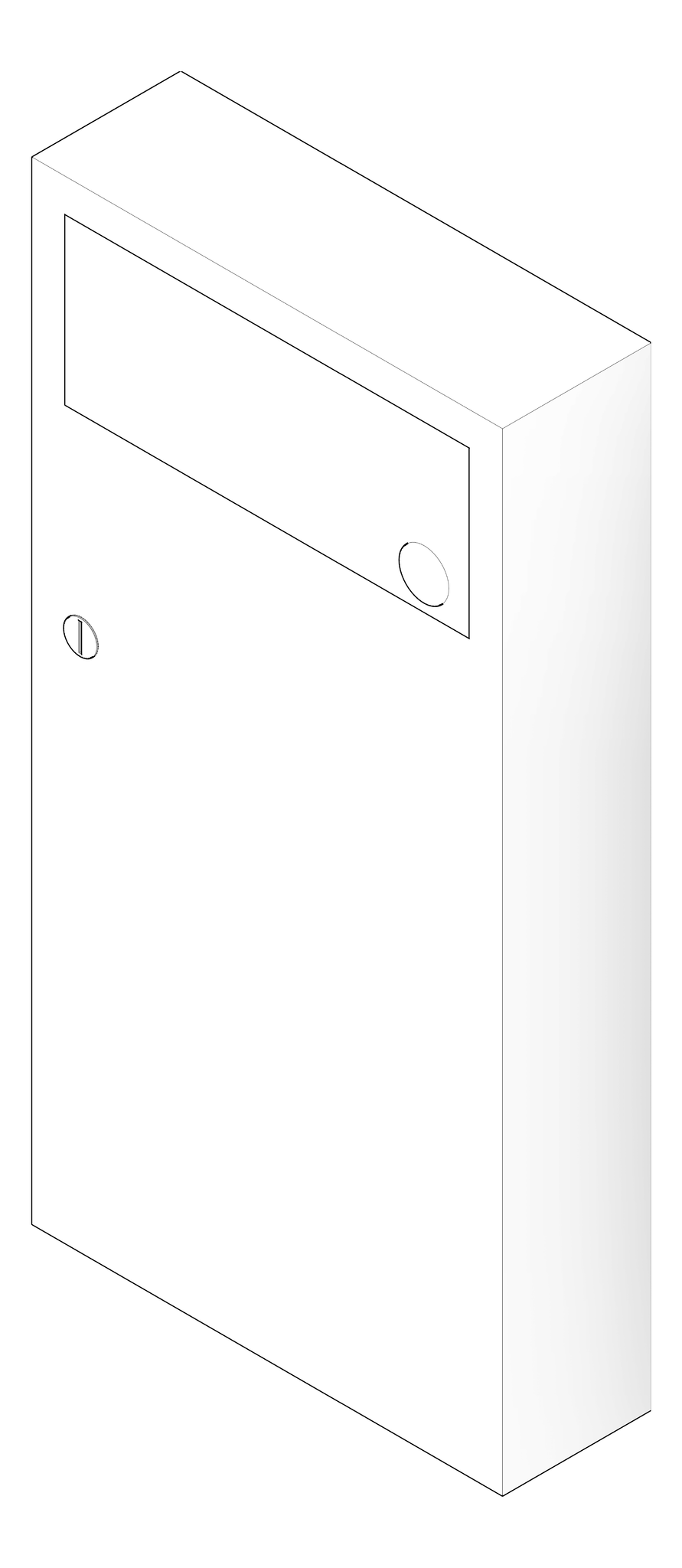 3D Documentation Image of WasteReceptacle SurfaceMounted ASI Simplicity 4Gal