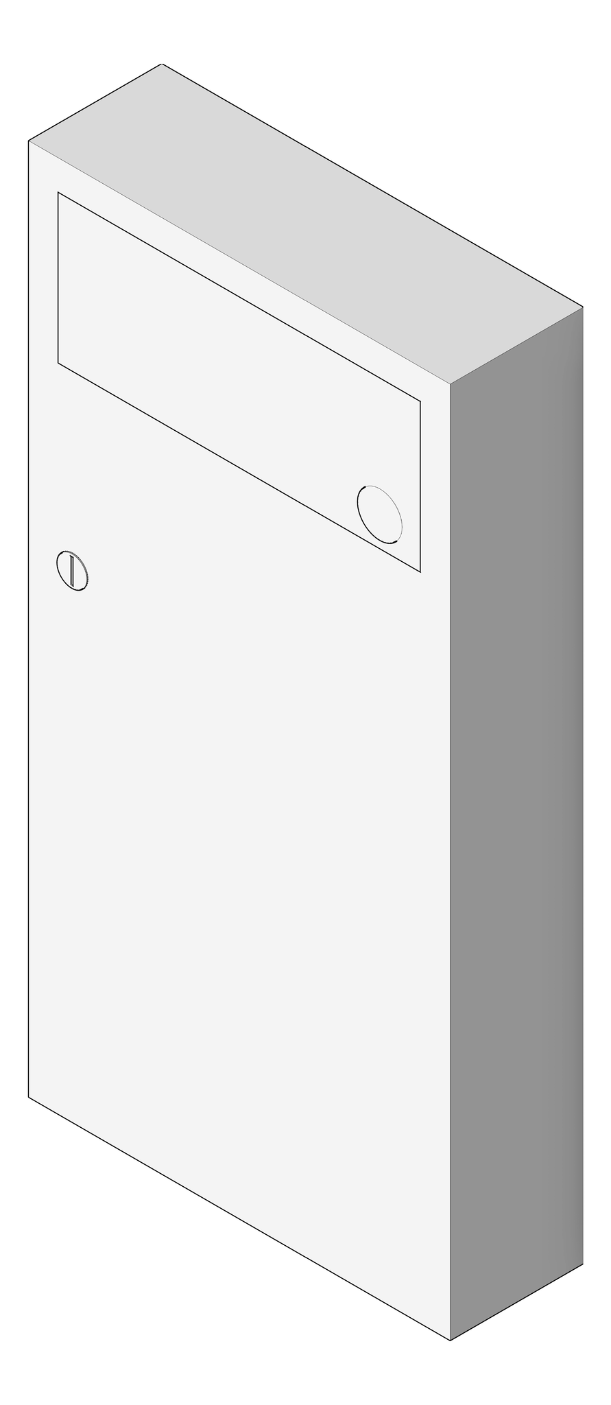 Image of WasteReceptacle SurfaceMounted ASI Simplicity 4Gal