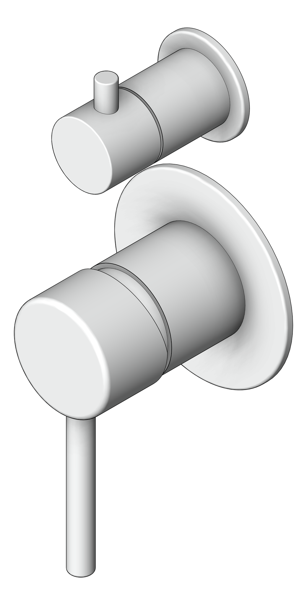 Image of MixerTap Shower Abey LuciaBuilders Diverter