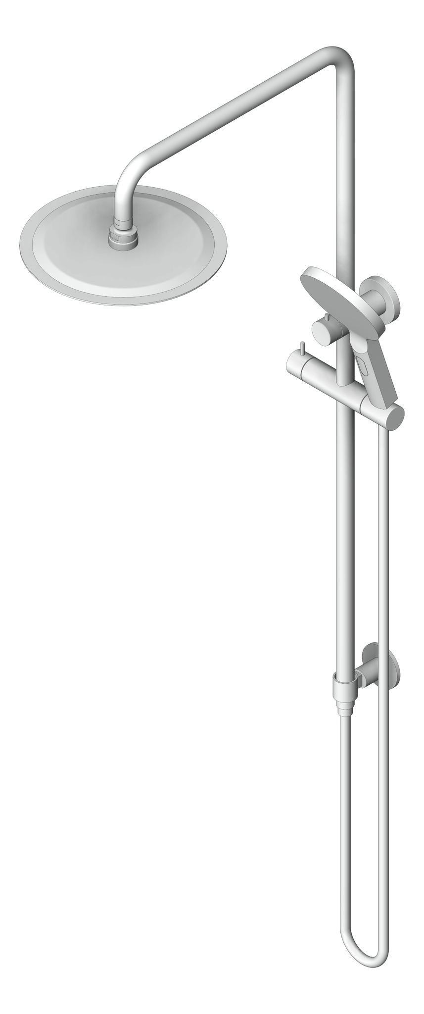 Image of Shower Wall Abey BuildersShowers Dual