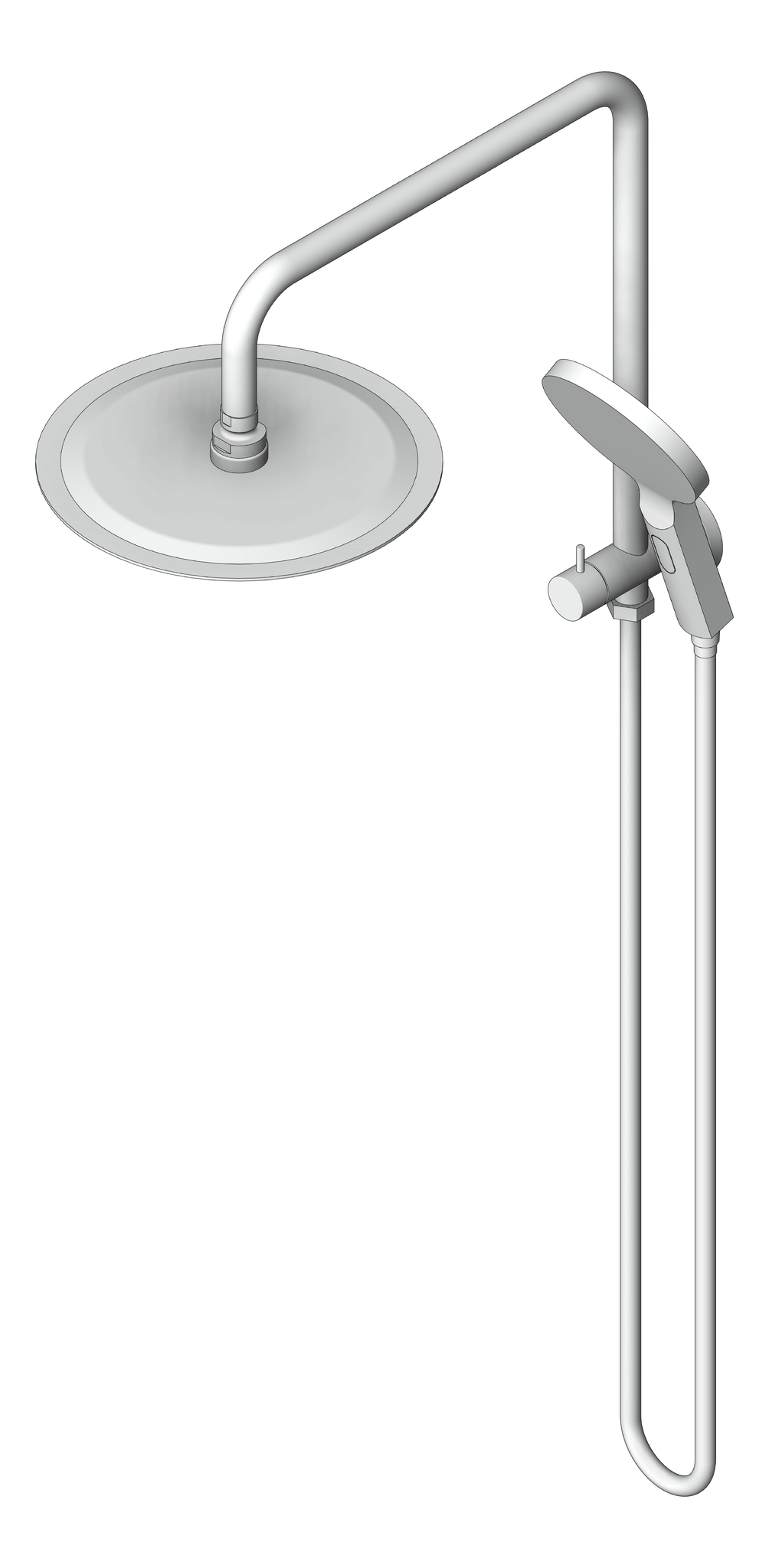 Image of Shower Wall Abey BuildersShowers MiniDual