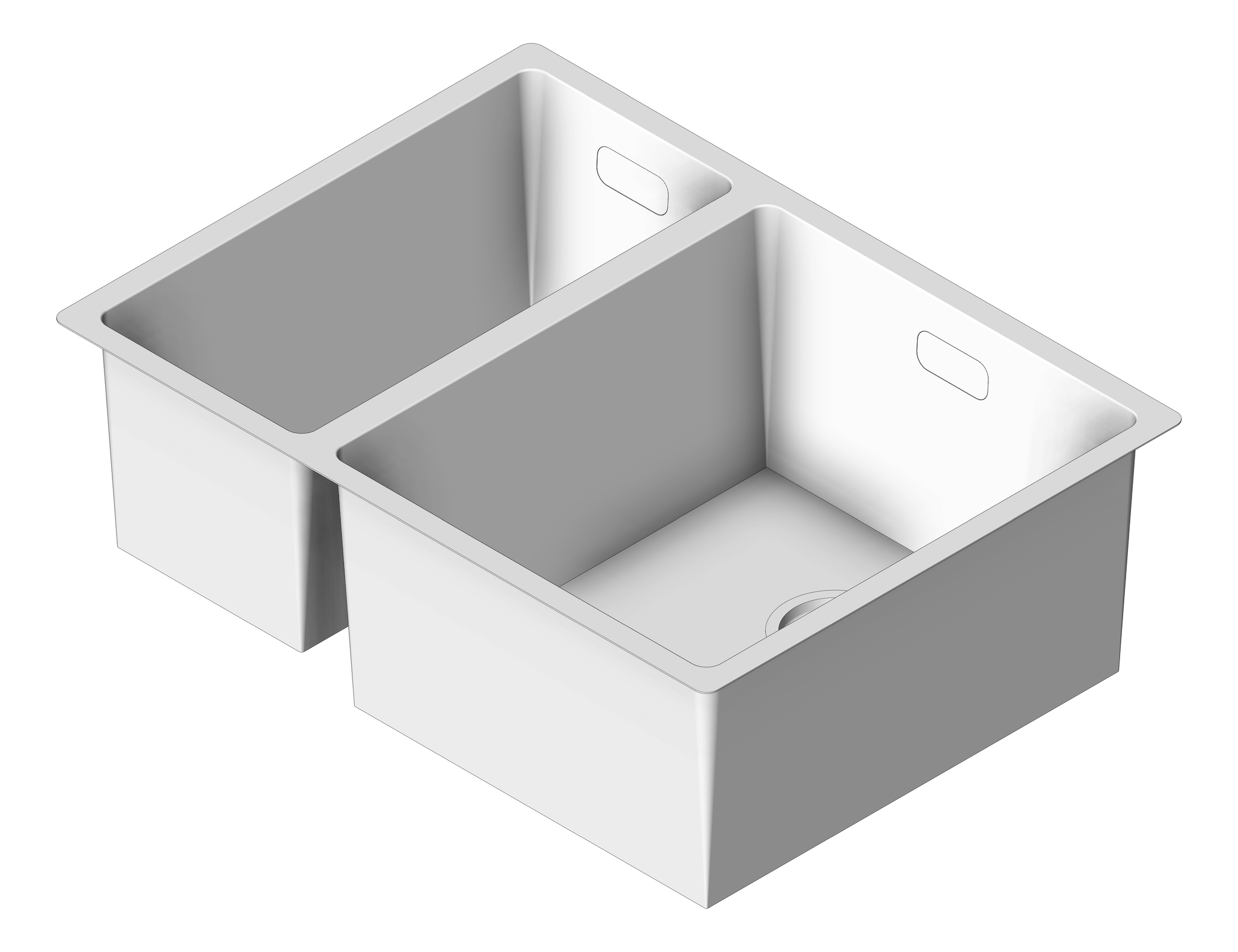 Image of Sink Kitchen Abey Builders OneAndOneThirdBowl Overflow