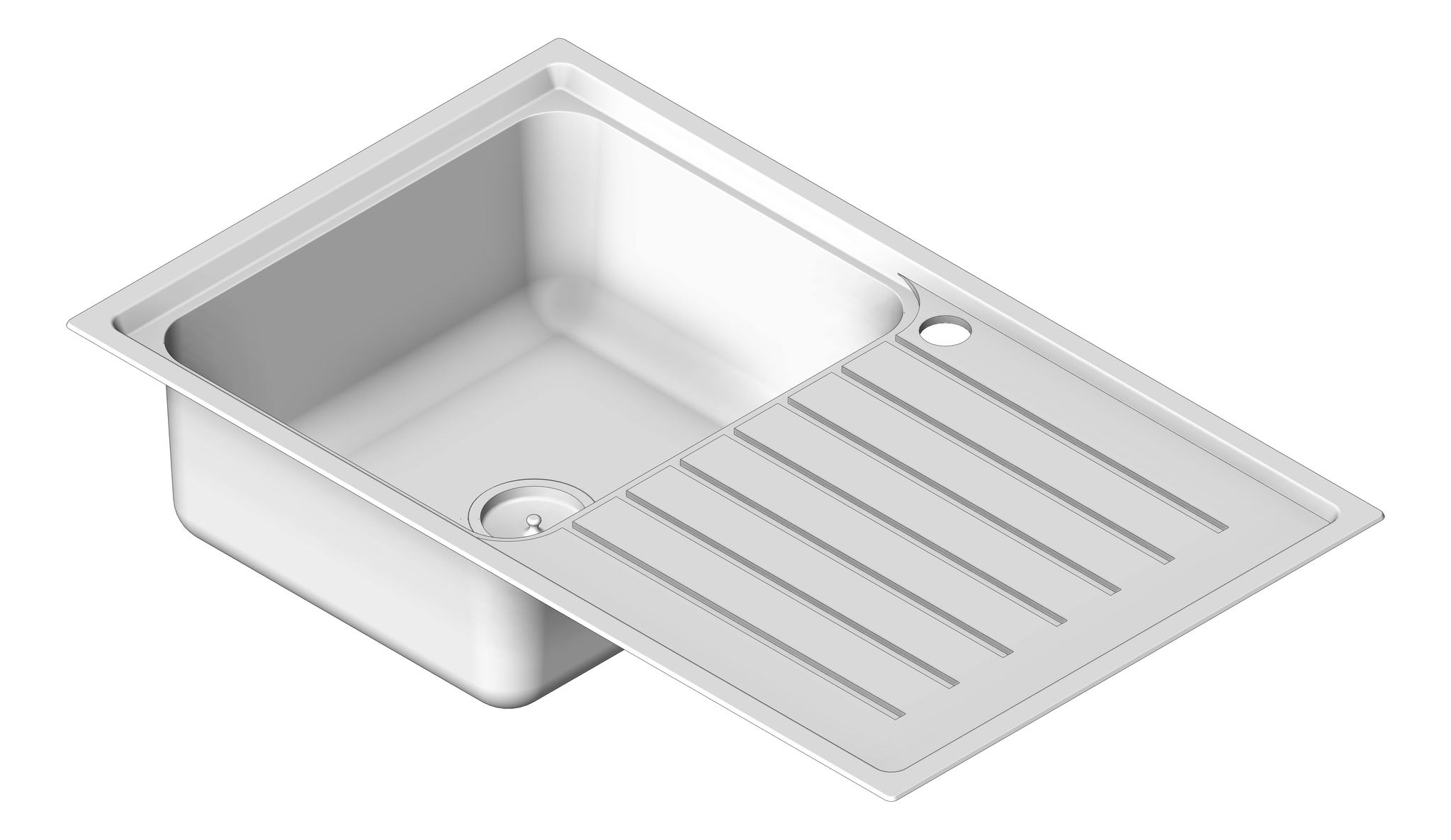 Image of Sink Kitchen Abey Builders SingleBowl LHS Inset