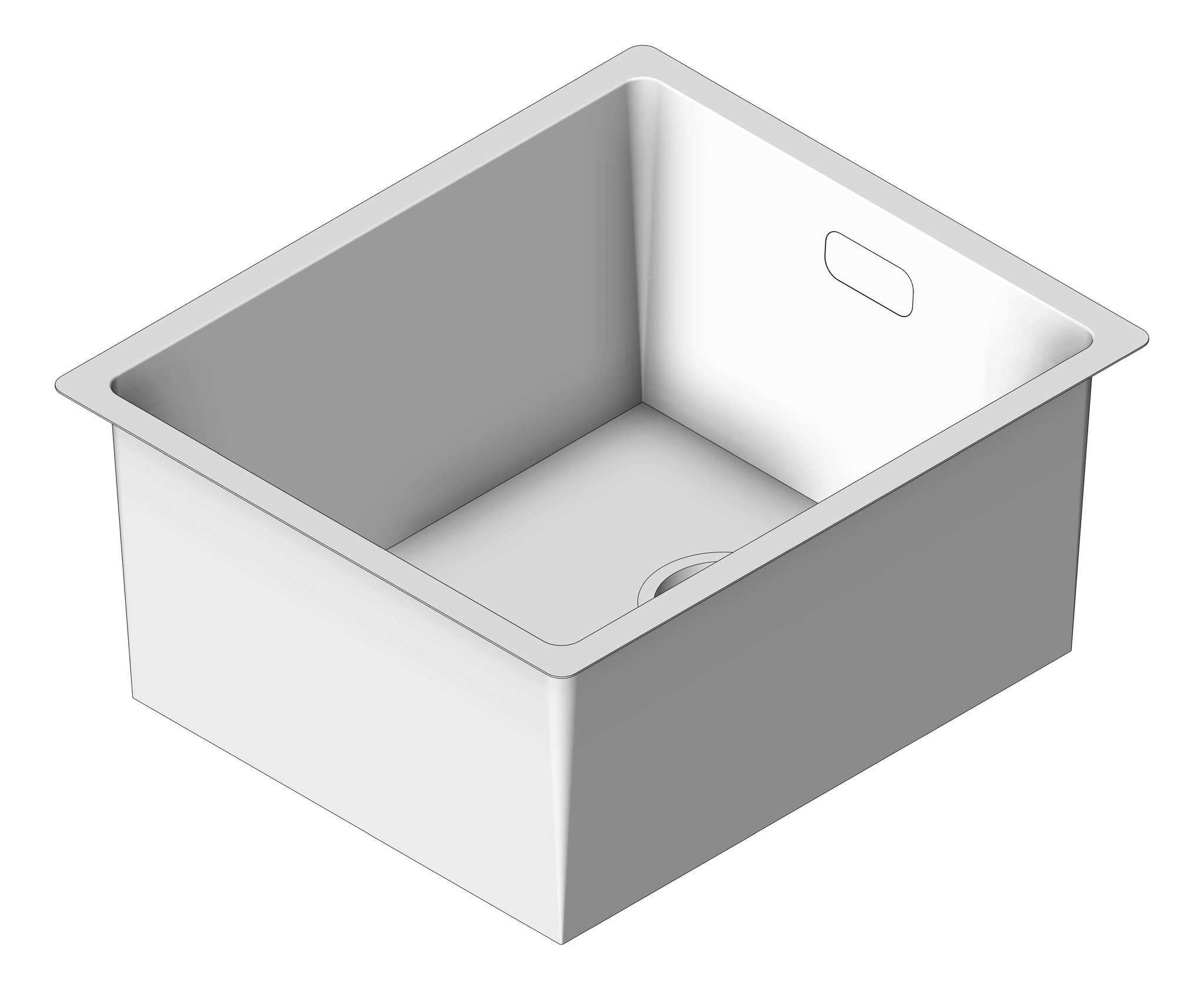 Image of Sink Kitchen Abey Builders SingleBowl Overflow