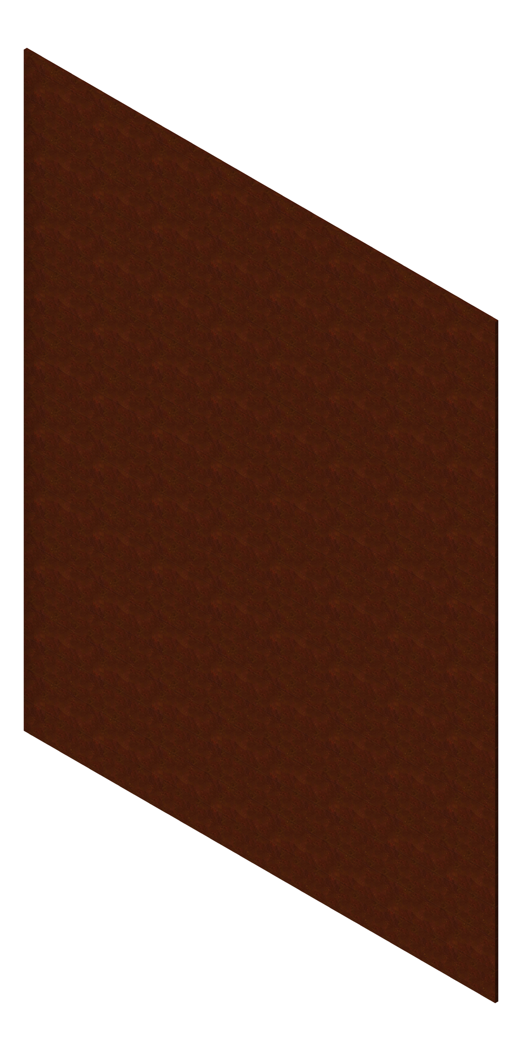 3D Presentation Image of Cladding Aluminium AliWood LiningBoard Horizontal 140 Corten