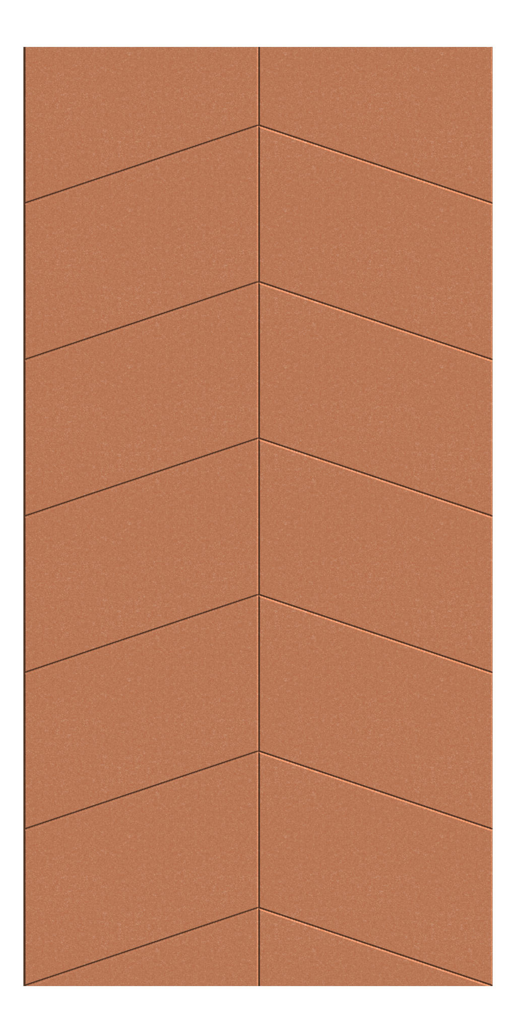 Front Image of Panel Acoustic AutexNZ Groove V4 DoubleSpaced Canyon