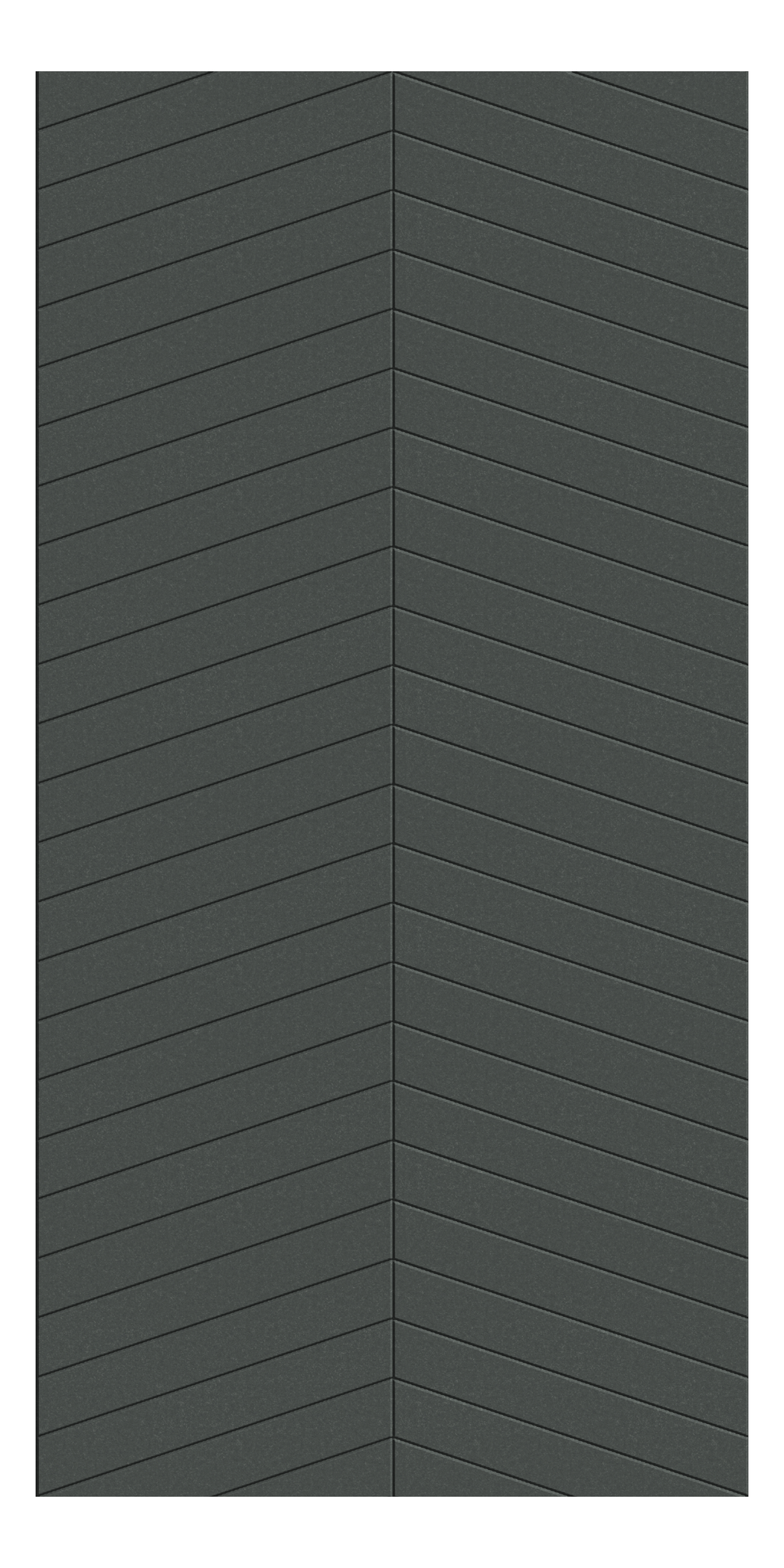 Front Image of Panel Acoustic AutexNZ Groove V4 HalfSpaced Caspian