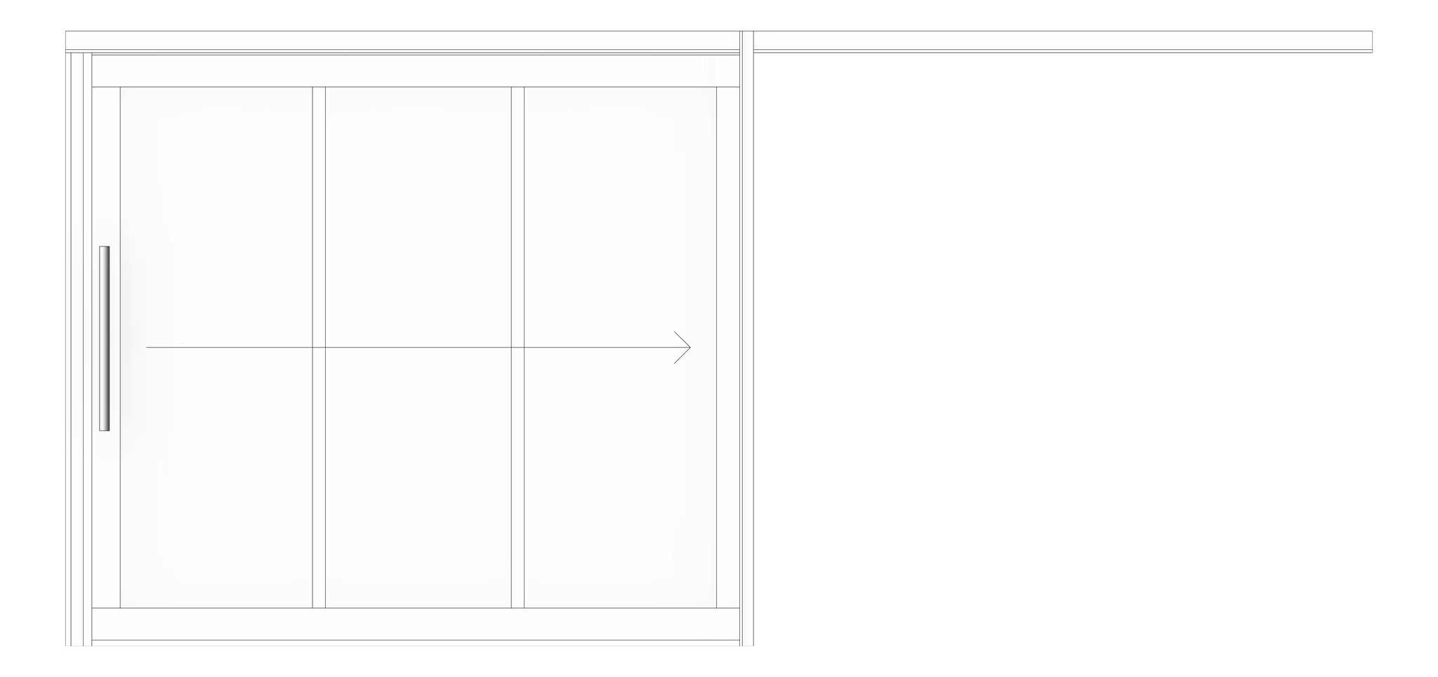 Front Image of Door Sliding Bildspec Moove Acoustic
