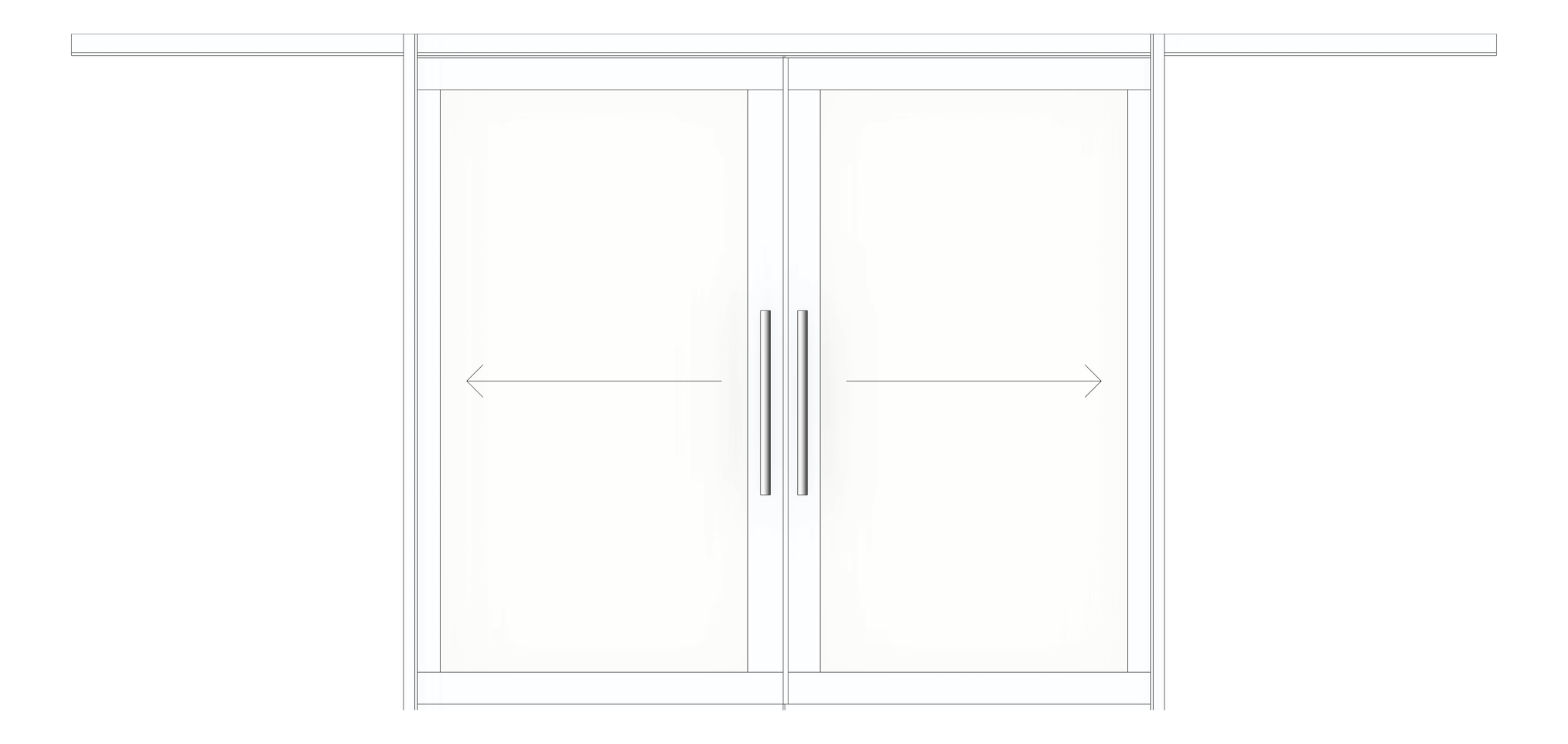 Front Image of Door Sliding Bildspec Moove BiParting