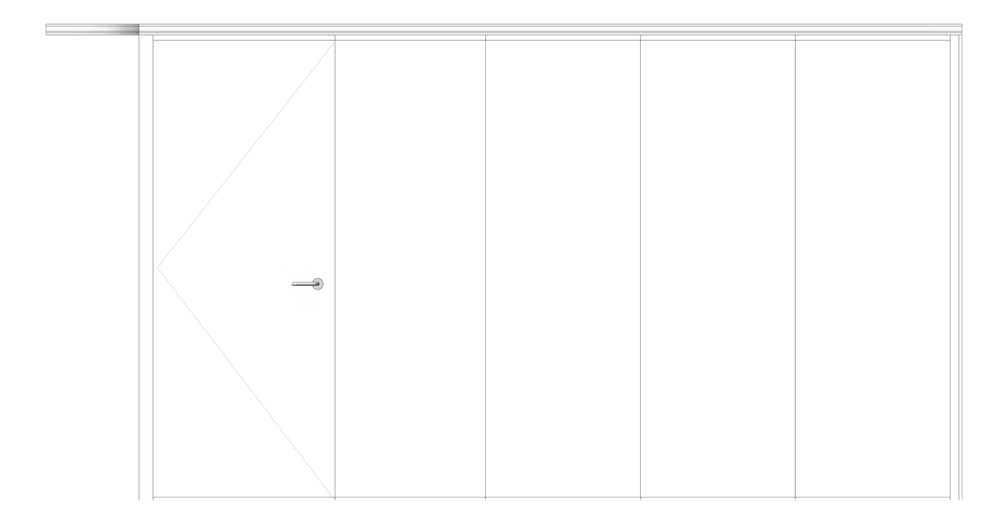 Front Image of OperableWall RemoteStack Bildspec Series100 ConcealedStile