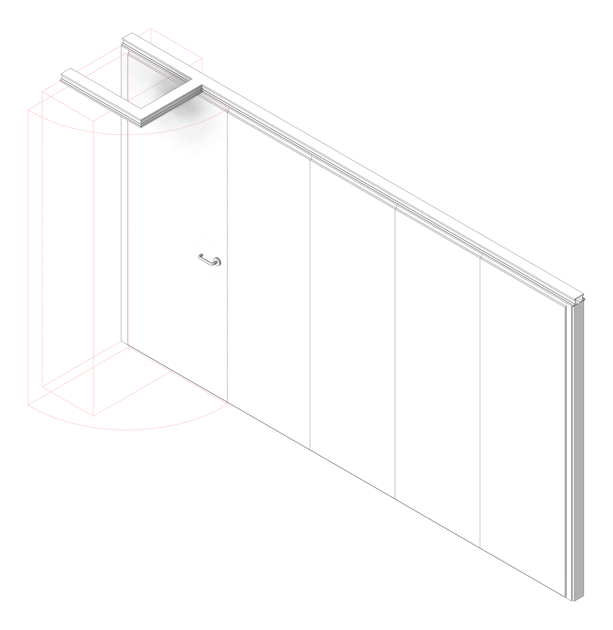 Navigate to OperableWall SideStack Bildspec Series100 ConcealedStile