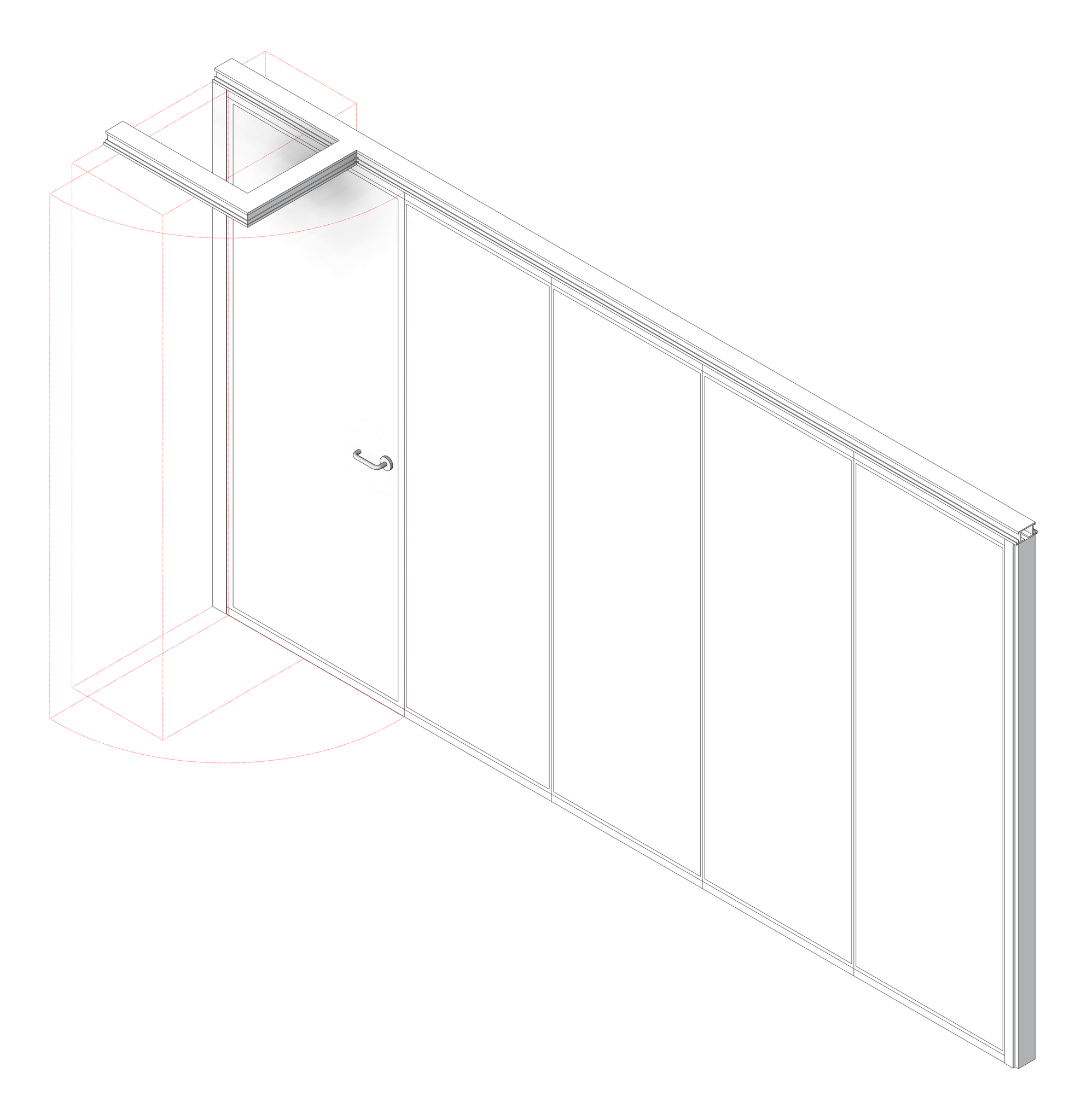 Navigate to OperableWall SideStack Bildspec Series100 StandardStile