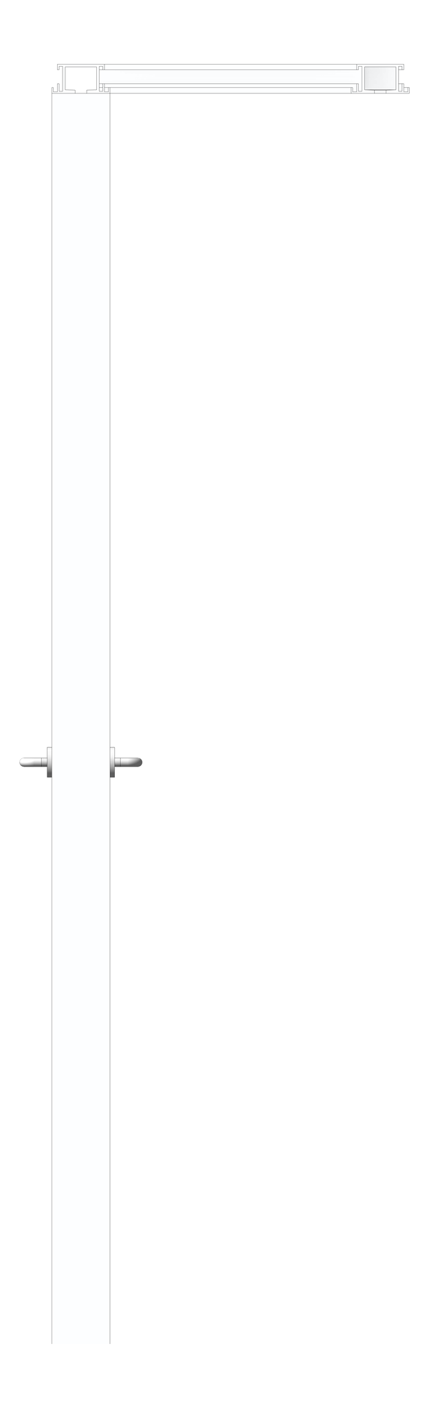 Left Image of OperableWall SideStack Bildspec Series100 StandardStile