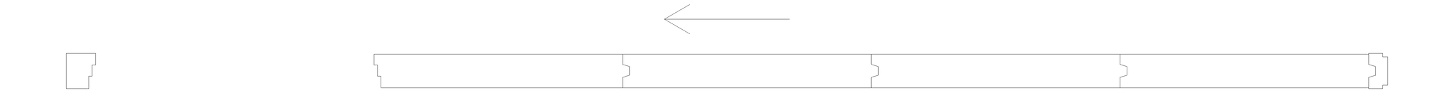 Plan Image of OperableWall SideStack Bildspec Series100 StandardStile