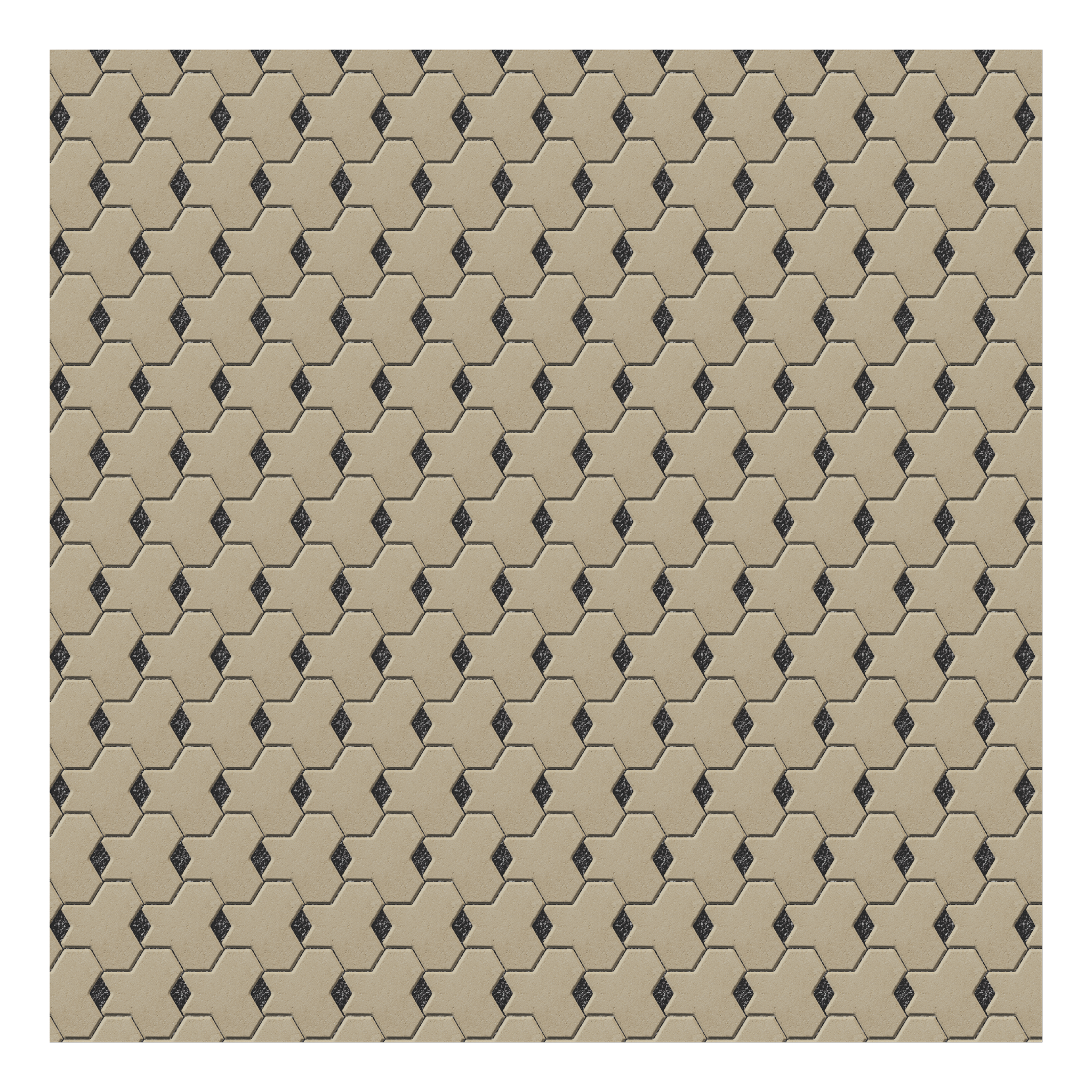 Image of Masonry Paver Brickworks AustralMasonry TriFormMax Almond