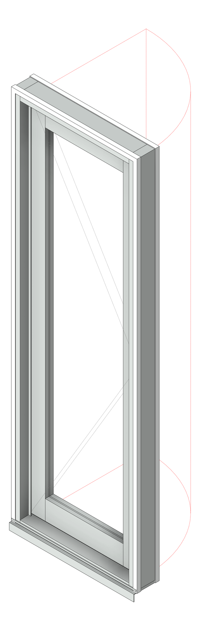 Door Hinged Capral Artisan 997 1P OpenIn