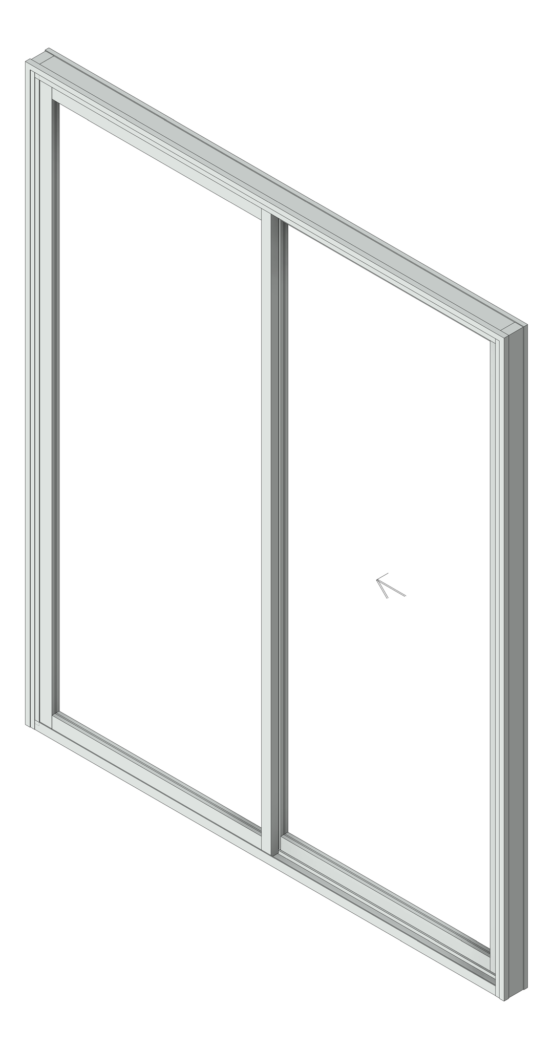 Door Sliding Capral AGS 900 2P