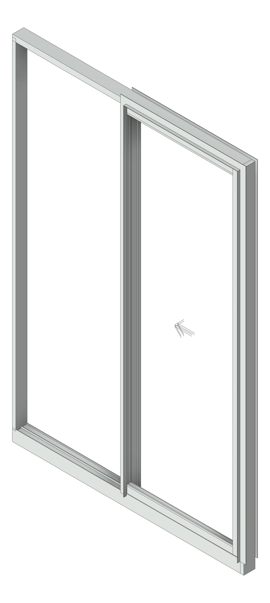 Door Sliding Capral AGS 900 Cavity 1P