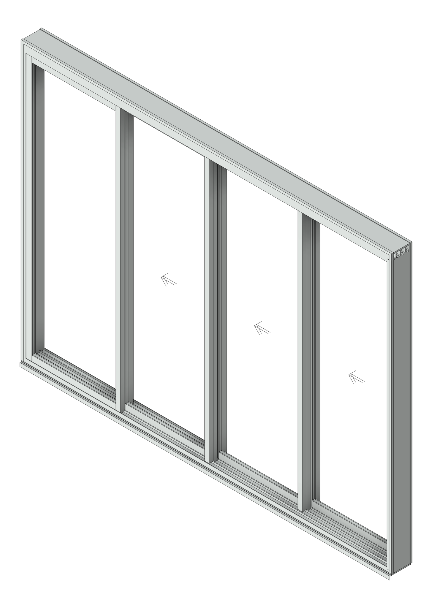 Door Sliding Capral Artisan 994TH 4P XXXO