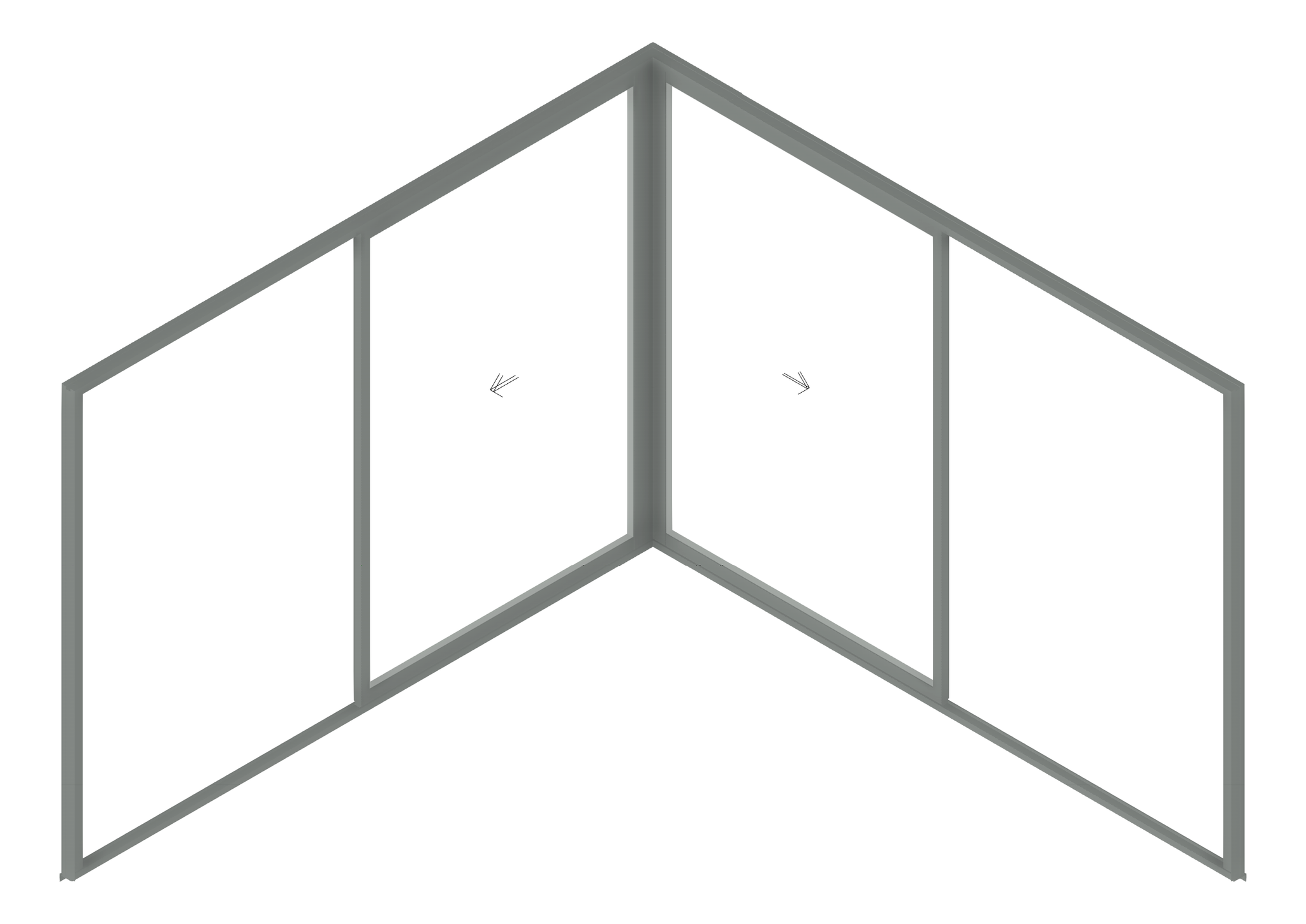 Door Sliding Capral Artisan 994TH CornerInt Recessed 2P