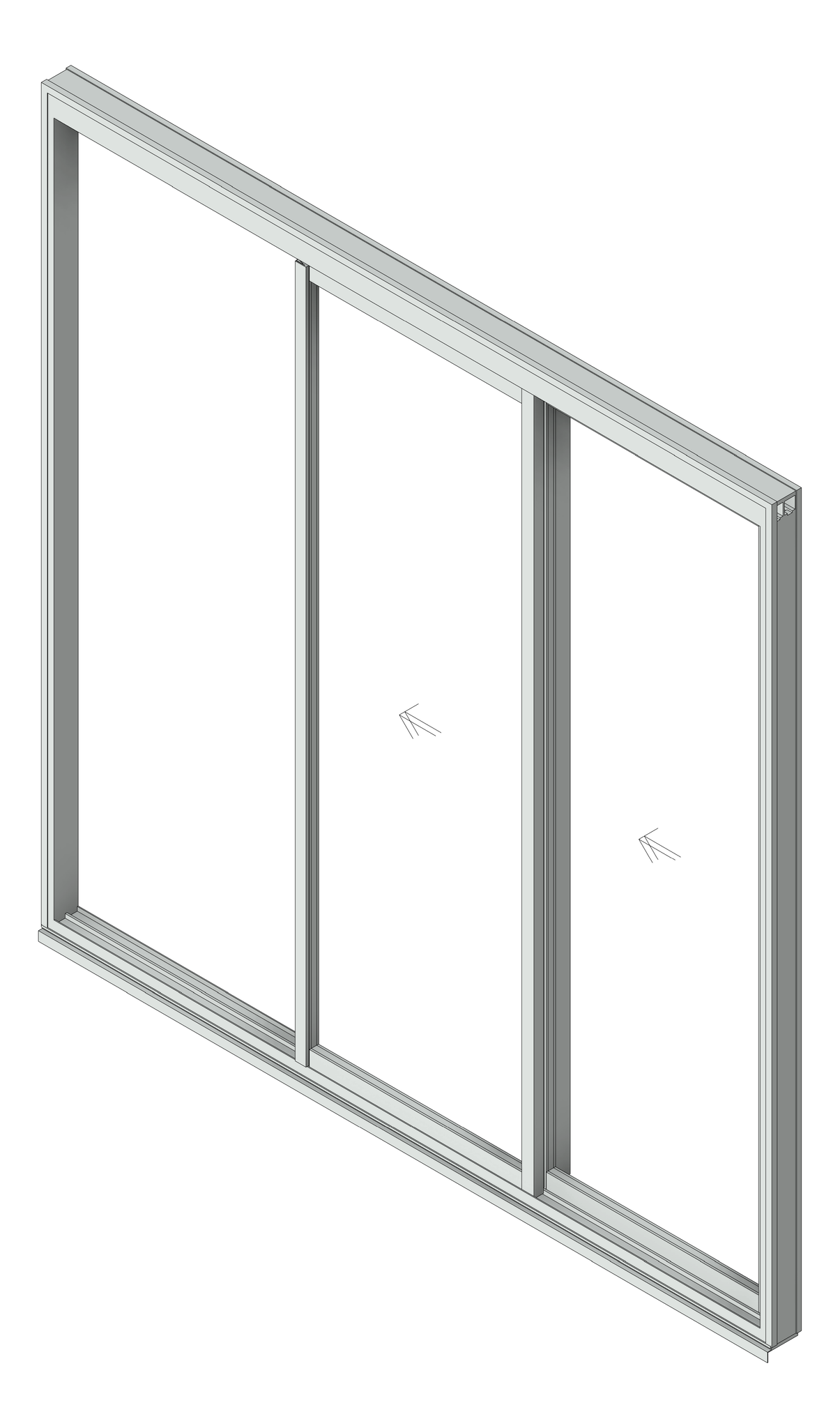 Door Sliding Capral Artisan 994TH Recessed 2P