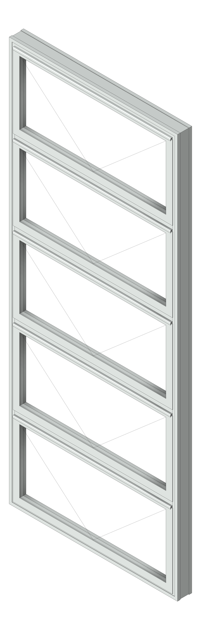 Window Awning Capral AGS 35 V Multiple HookHinge