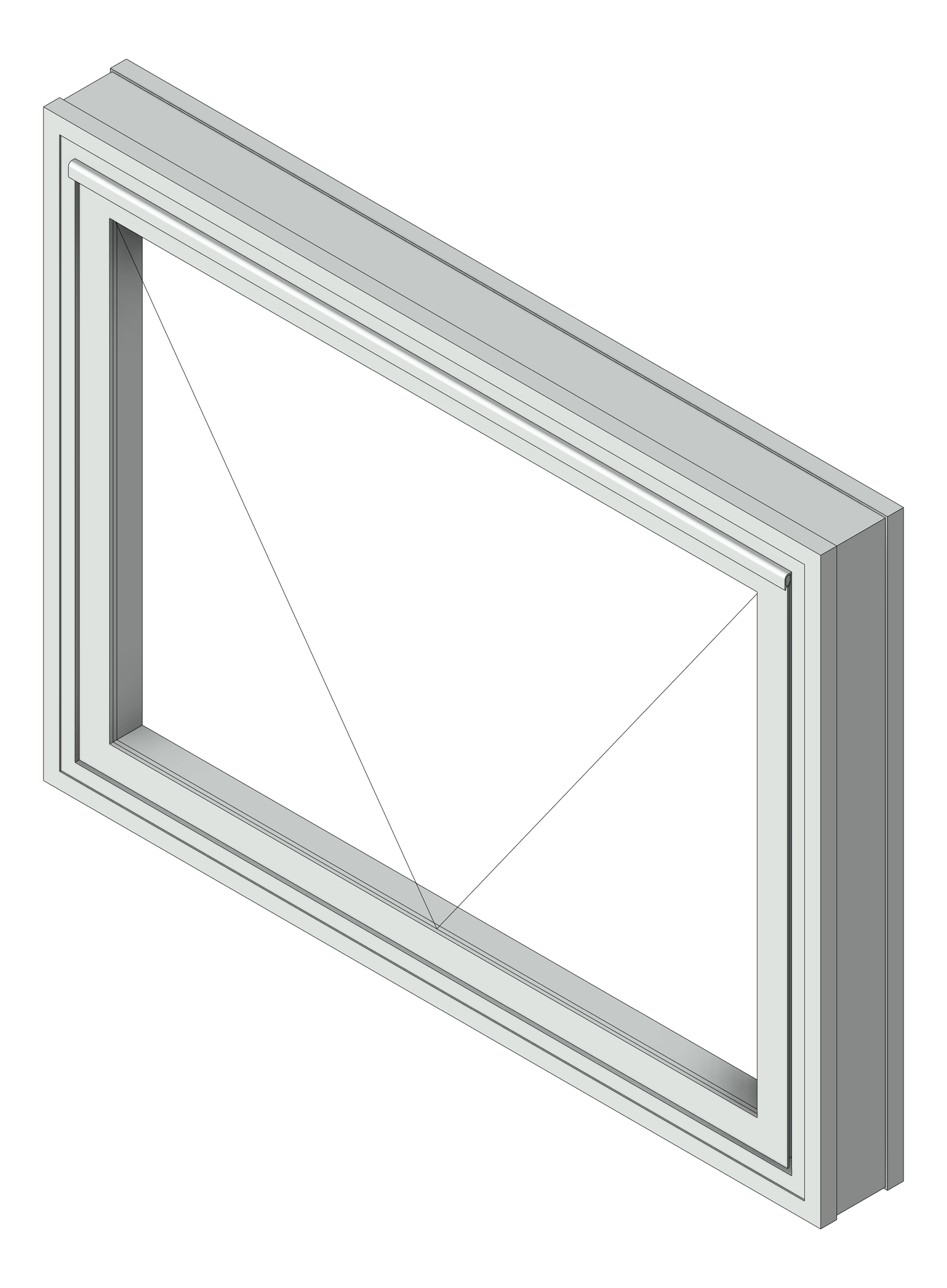 Window Awning Capral AGS 50 HookHinge