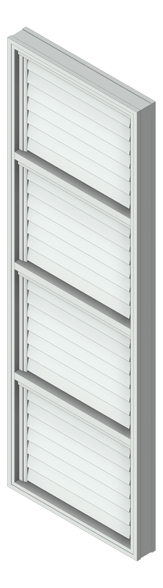 Window Louvre Capral AGS V Multiple