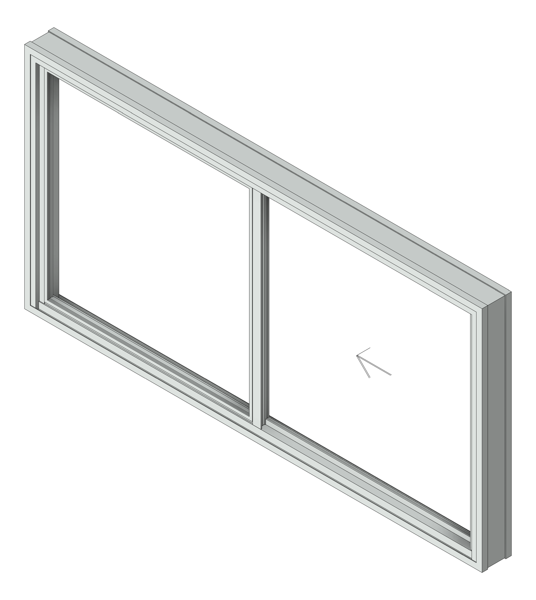 Window Sliding Capral AGS 380 XO