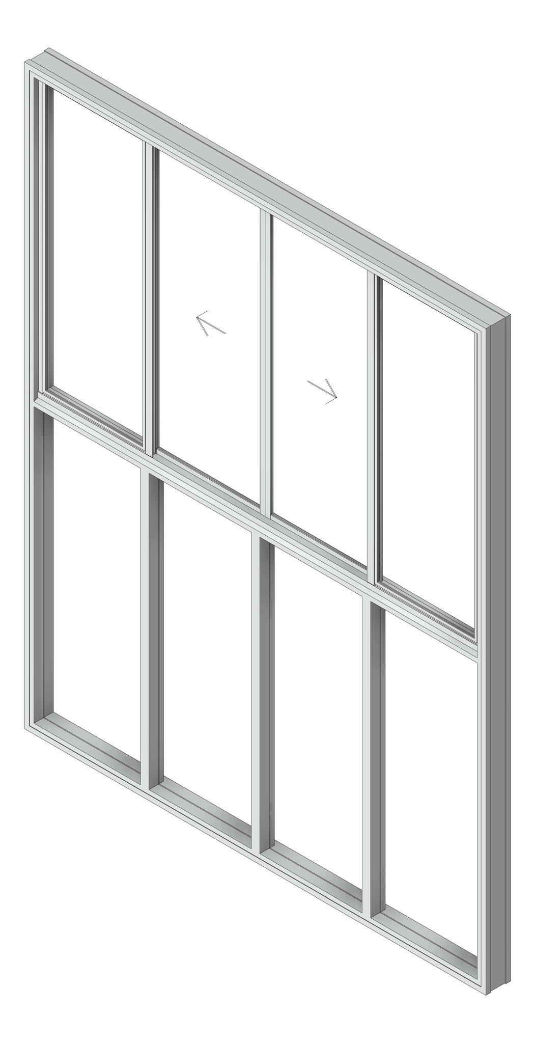 Window Sliding Capral AGS 480 OXXOTOOOO