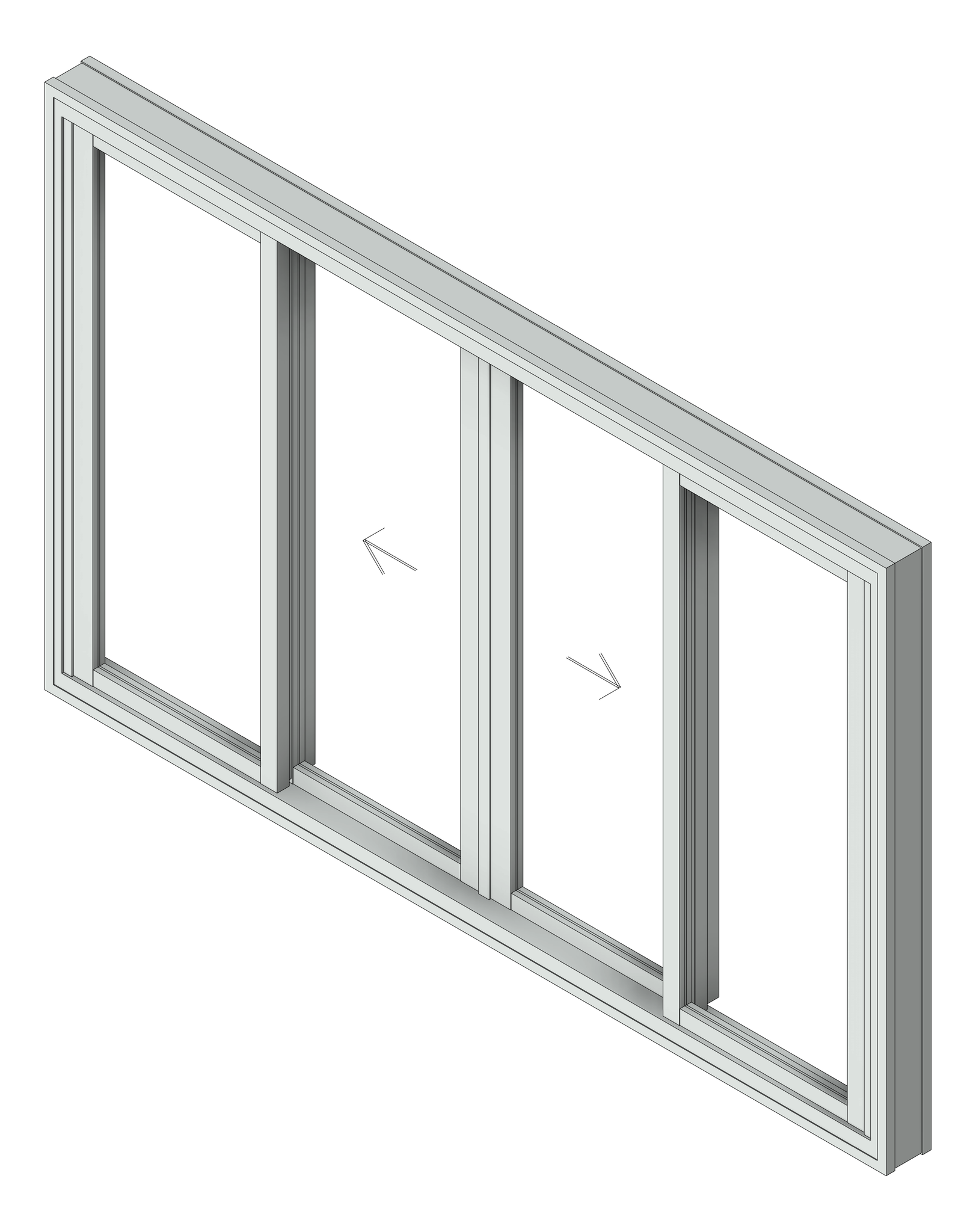 Window Sliding Capral AGS 950 OXXO
