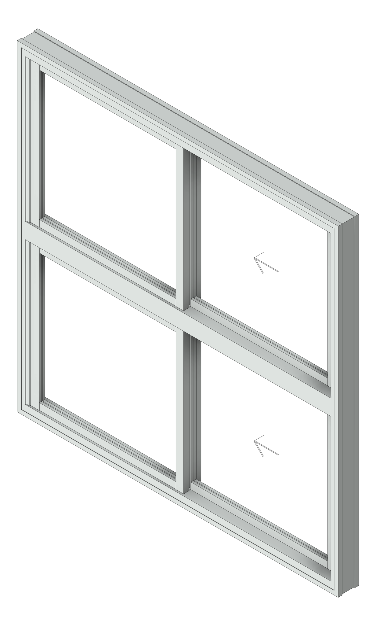 Window Sliding Capral AGS 950 XOTXO
