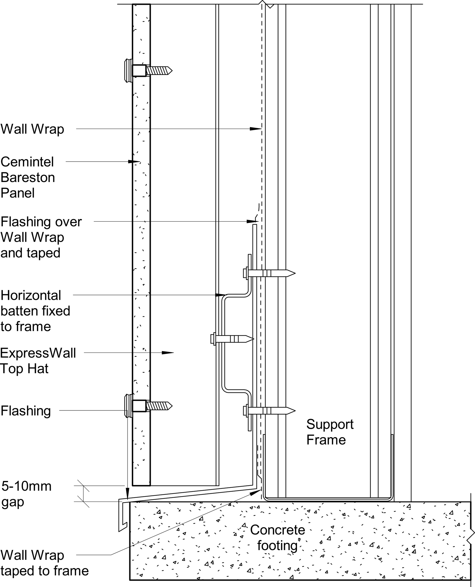 Navigate to Barestone External - Base Detail – Drained 1