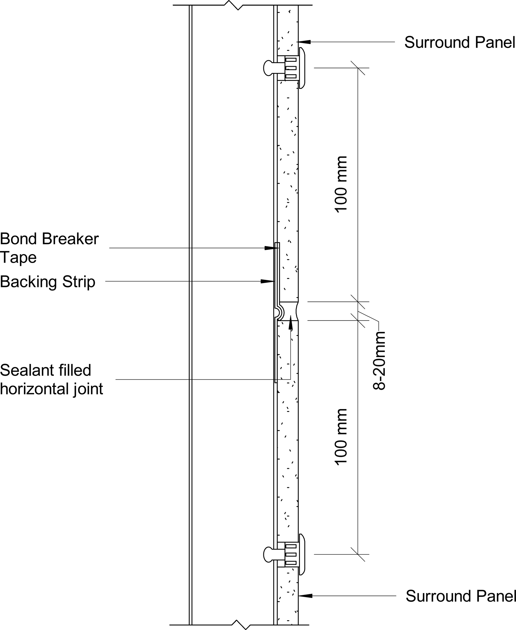  Image of Surround External - Horizontal Joint Fixing – Sealed Option