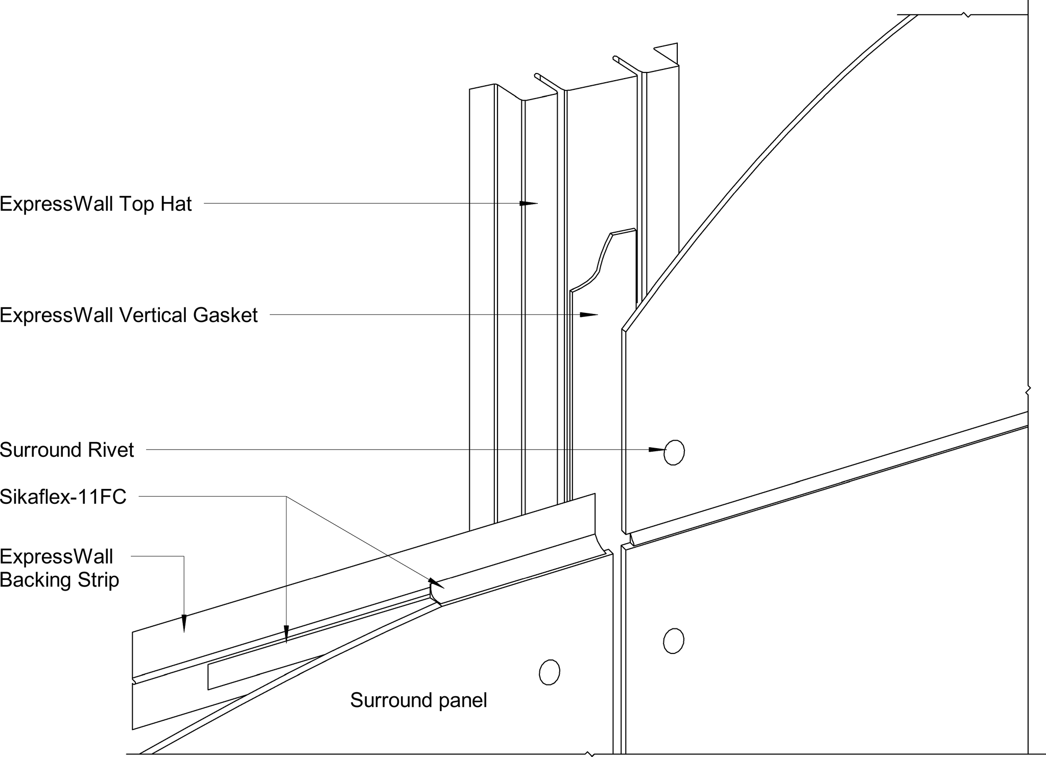 Navigate to Surround External - Sealant Filled Joint Construction – Ventilated Cavity System