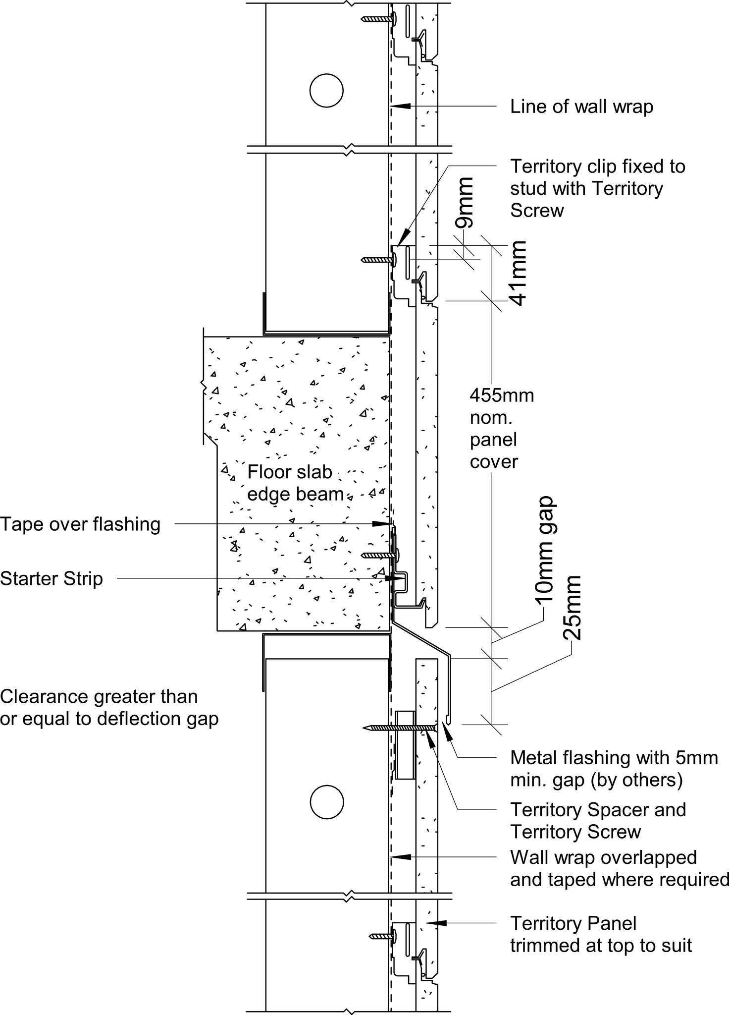 Navigate to Territory Horizontal - Edge Beam Detail – Horizontal Top Hat