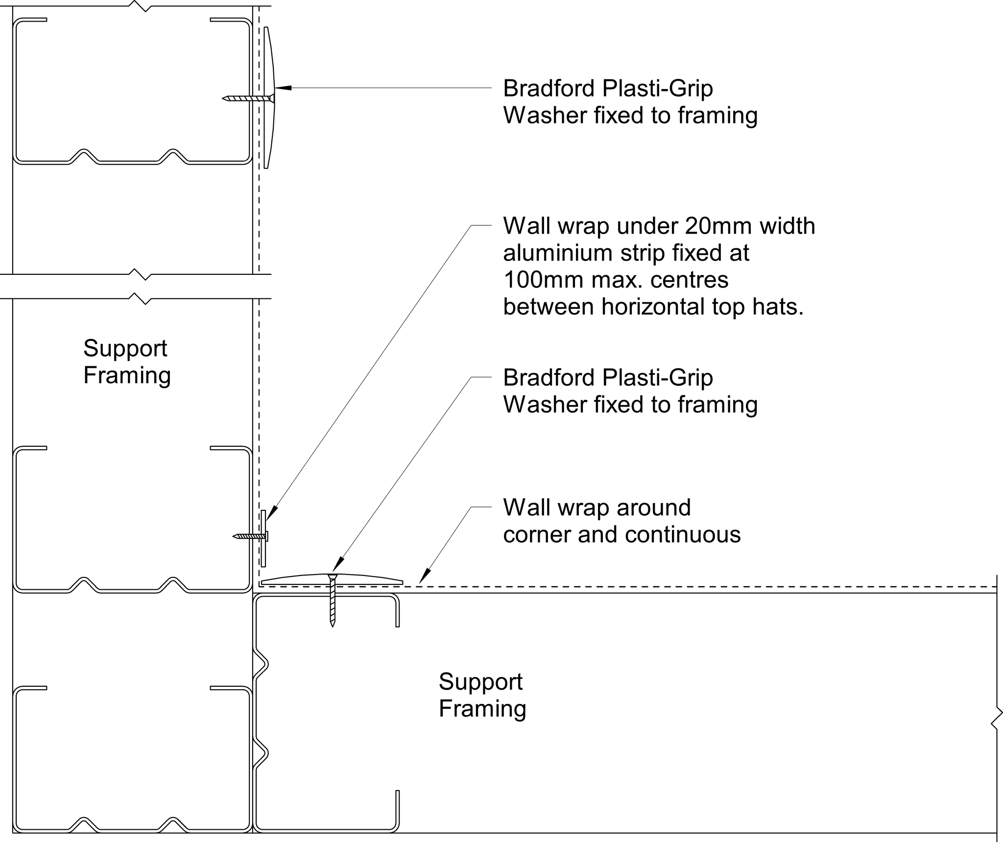 Navigate to Territory Horizontal - Internal Corner – Wall Wrap Continuous