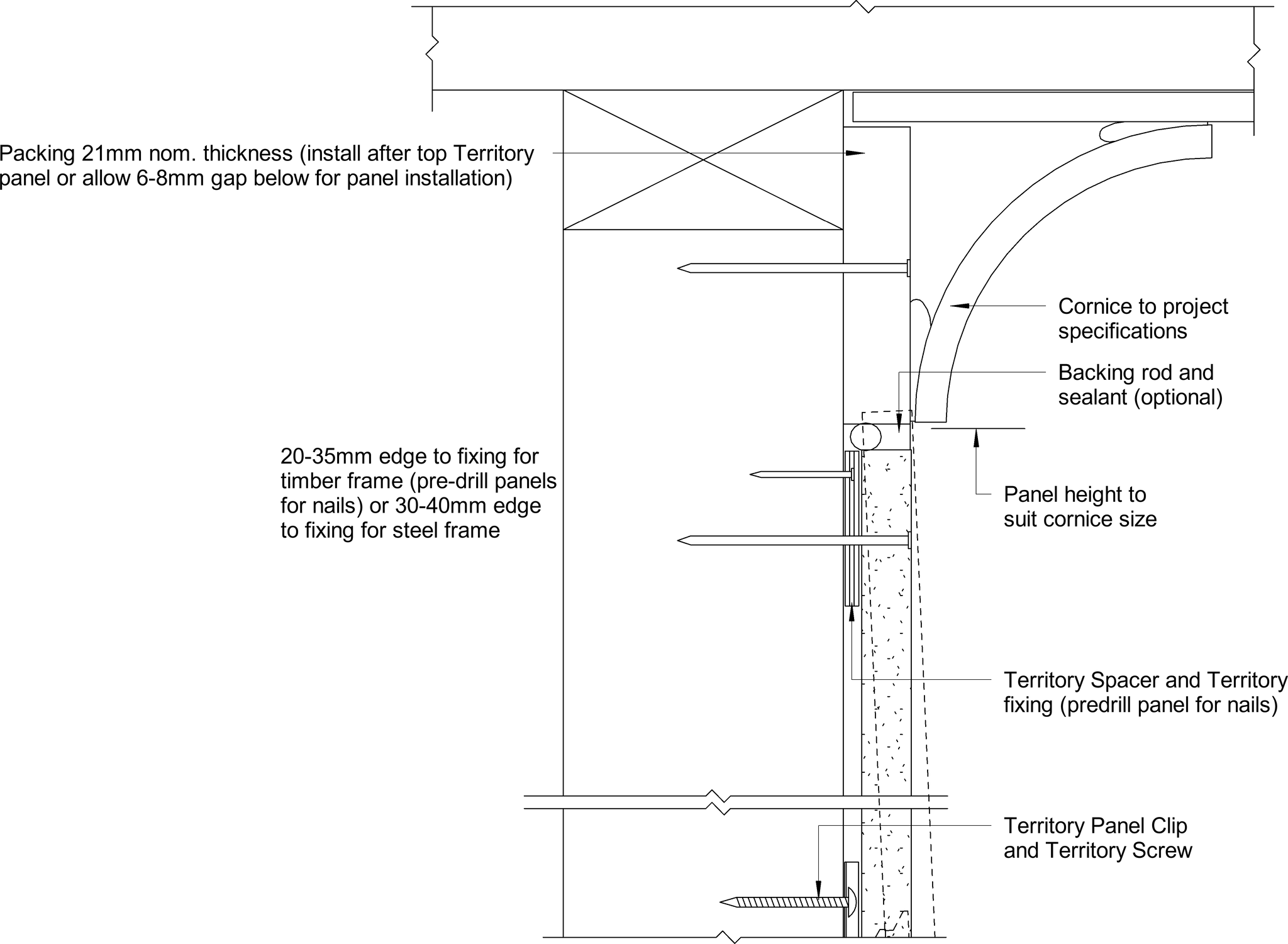 Navigate to Territory Internal - Head Detail – With Cornice 1