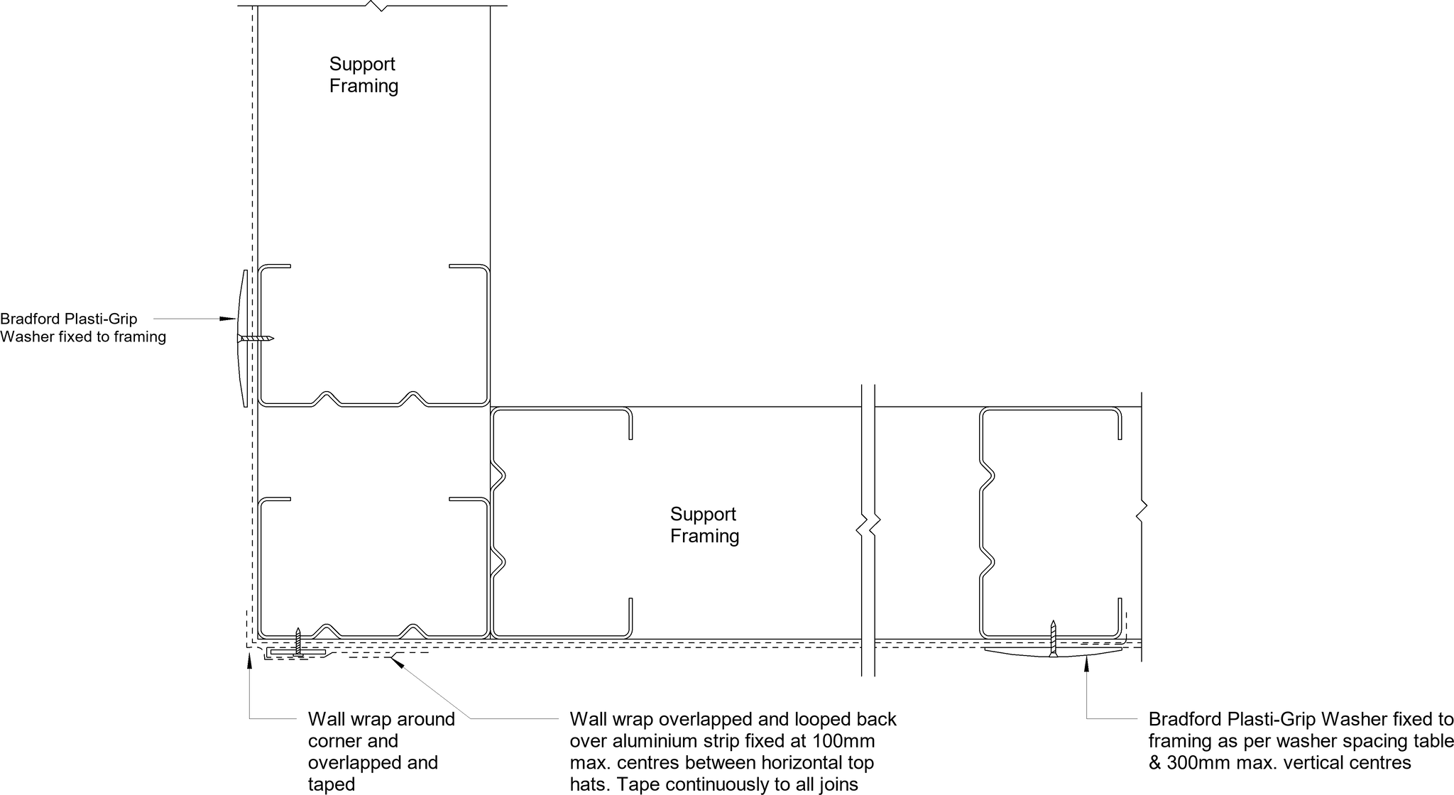 Navigate to Territory Vertical - External Corner – Wall Wrap Overlapped