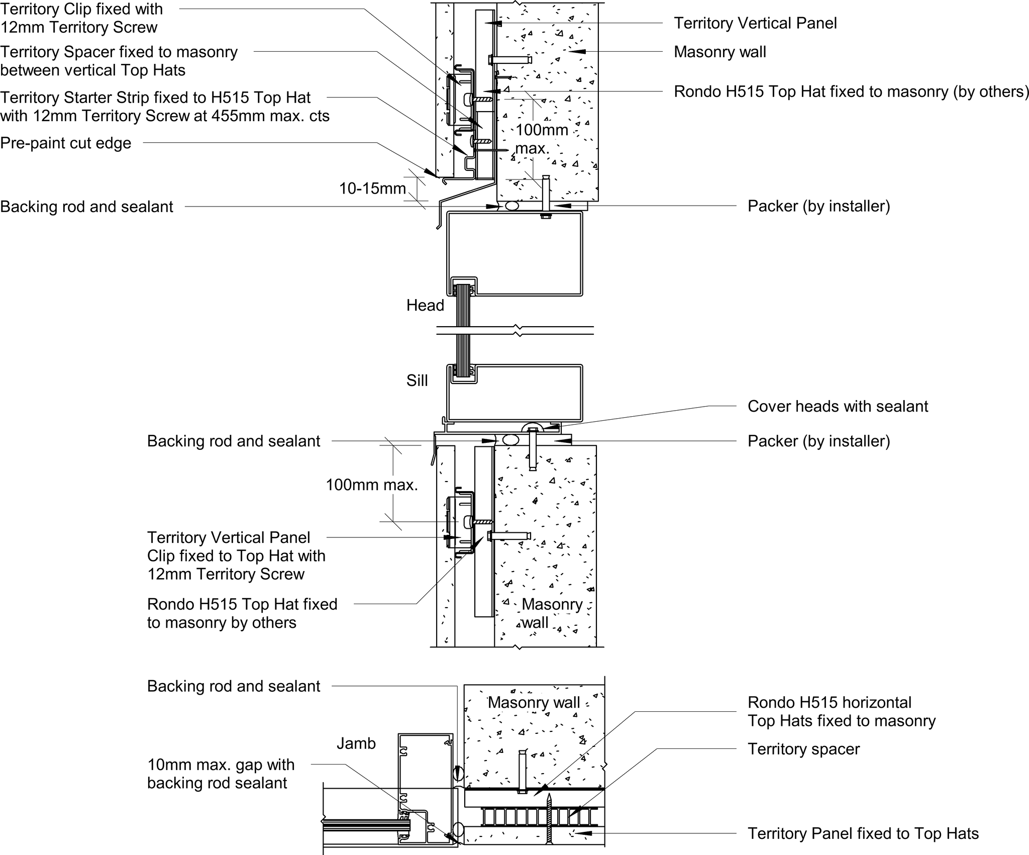 Navigate to Territory Vertical - Window Detail – Commercial Window