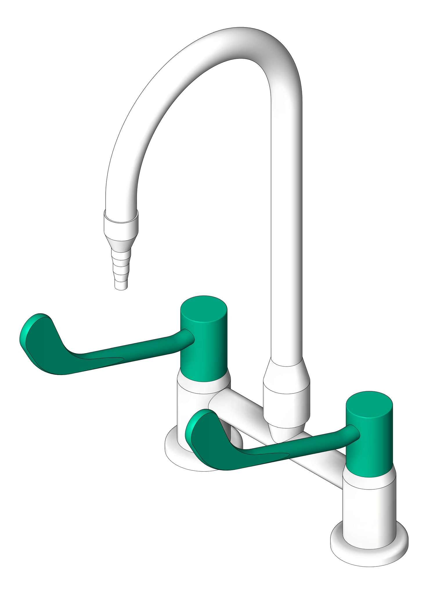 Navigate to Mixer Bench Enware Slimline Laboratory Gooseneck Lever