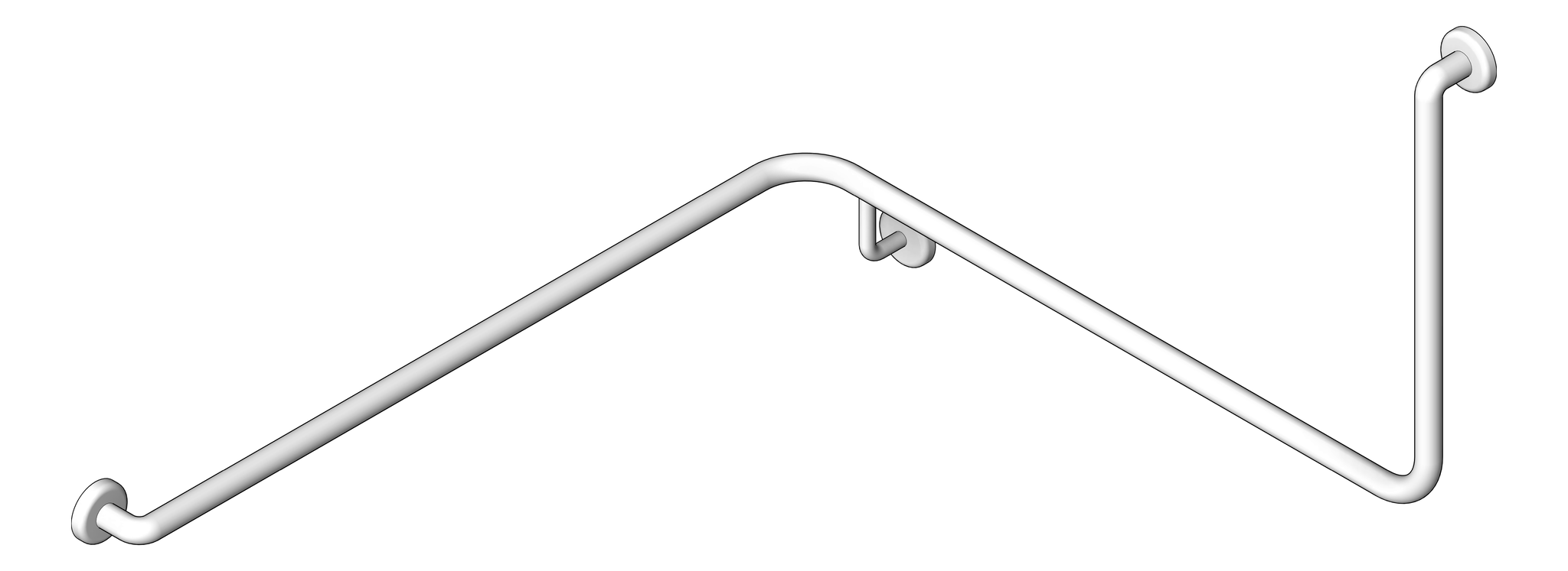 GrabRail 90Deg Enware Wellbeing Corner LH