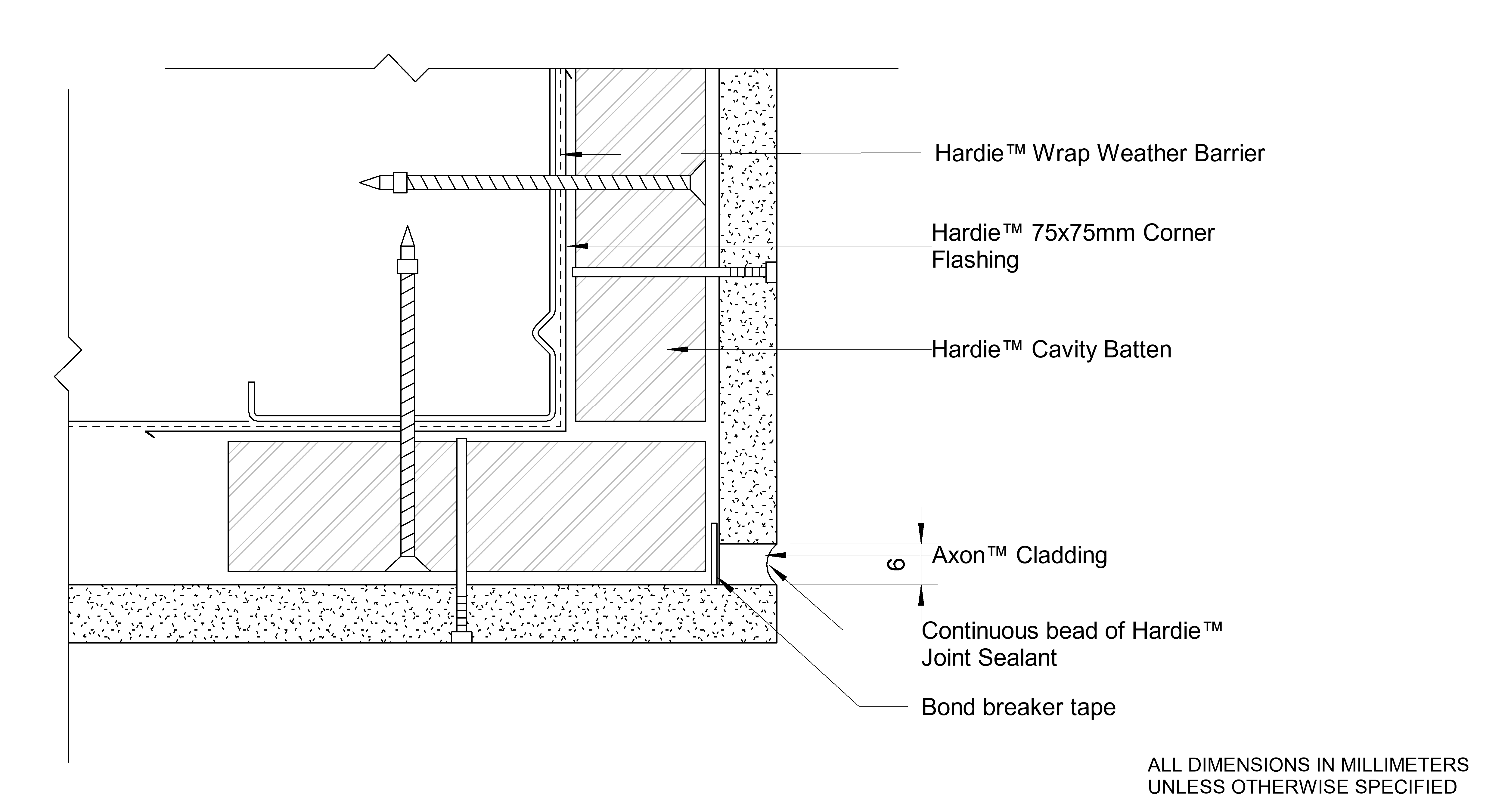 Navigate to AXON Steel CFFC Sealant Fill Option