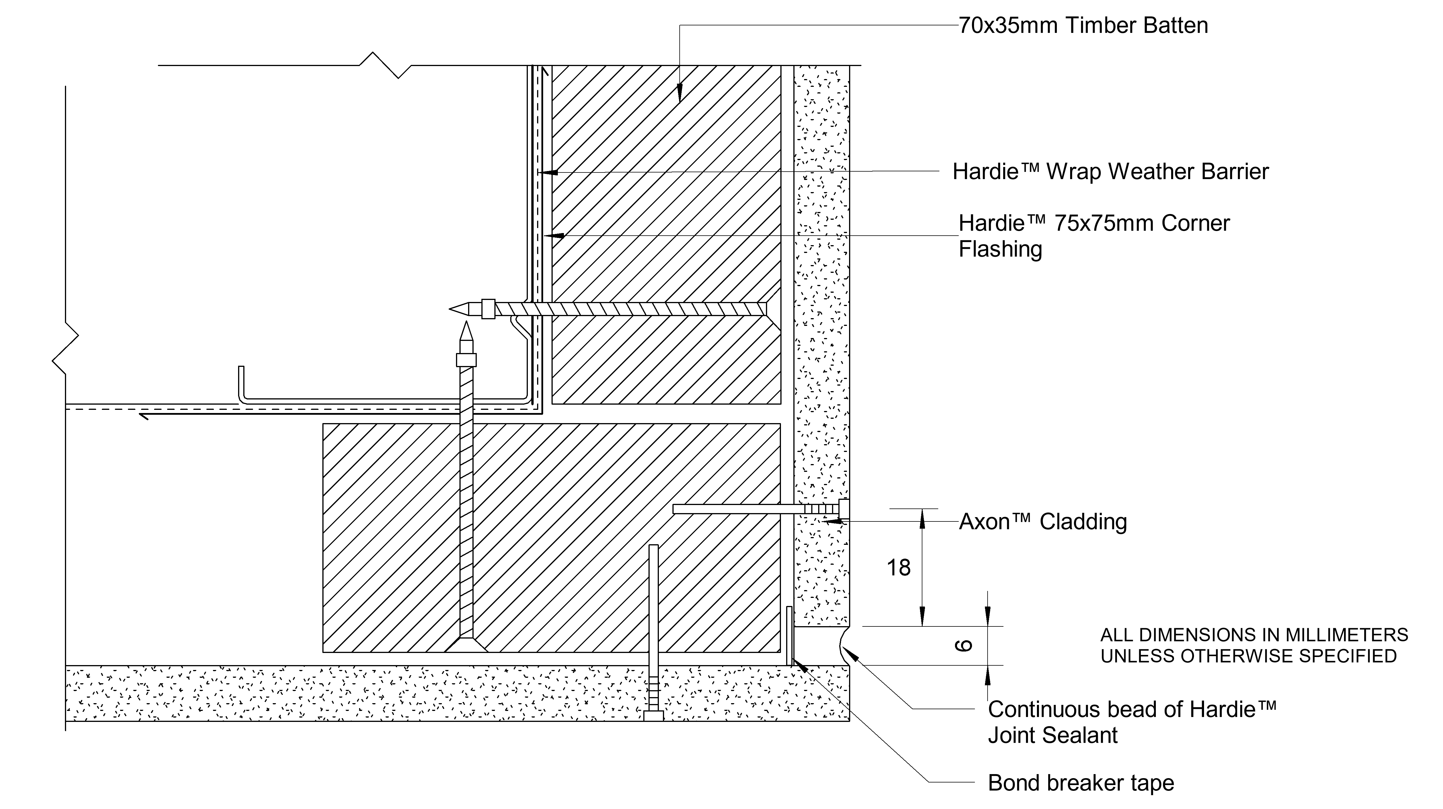 Navigate to AXON Steel CFTB Sealant Fill Option
