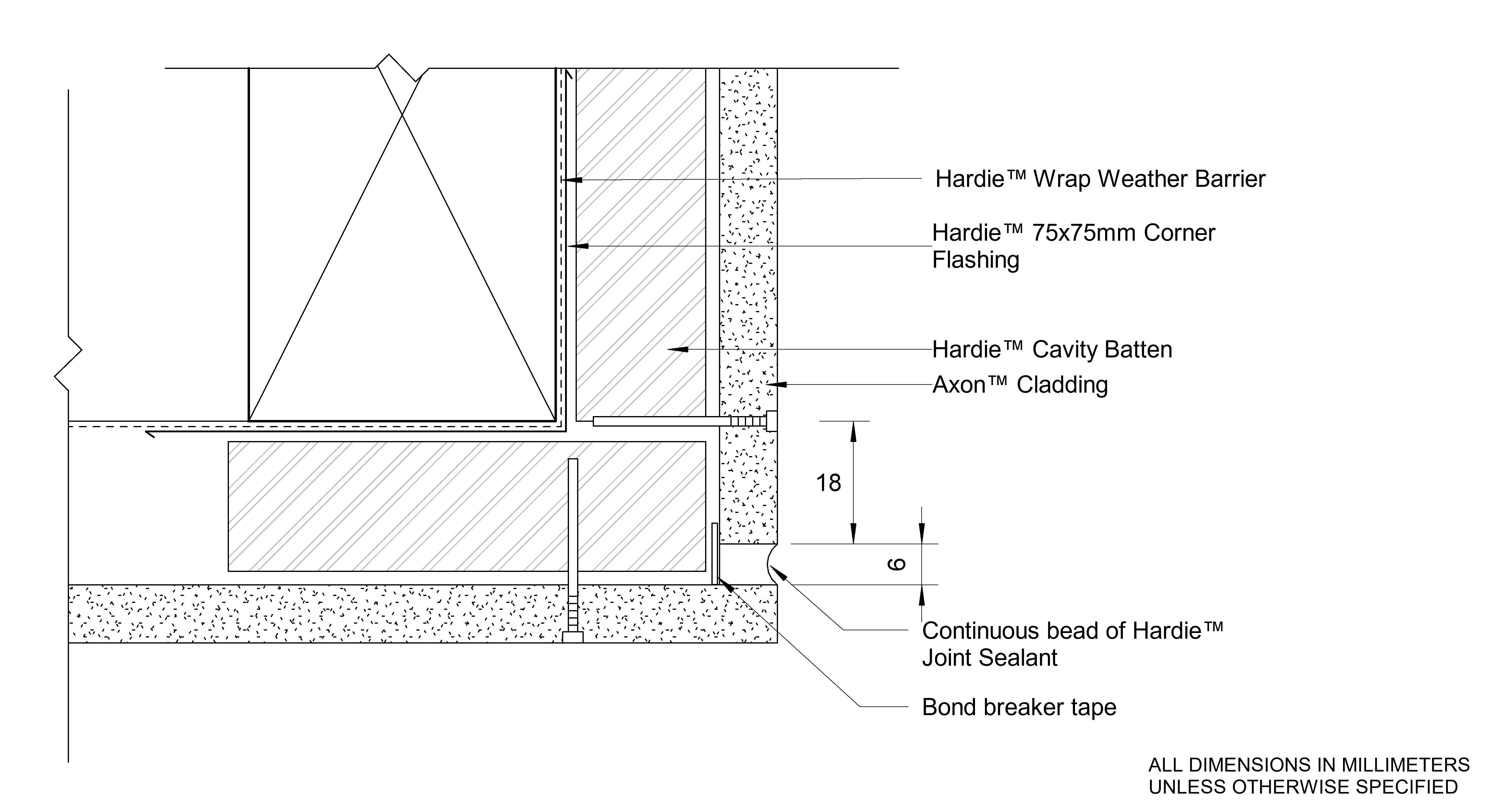 Navigate to AXON Timber CFFC Sealant Fill Option